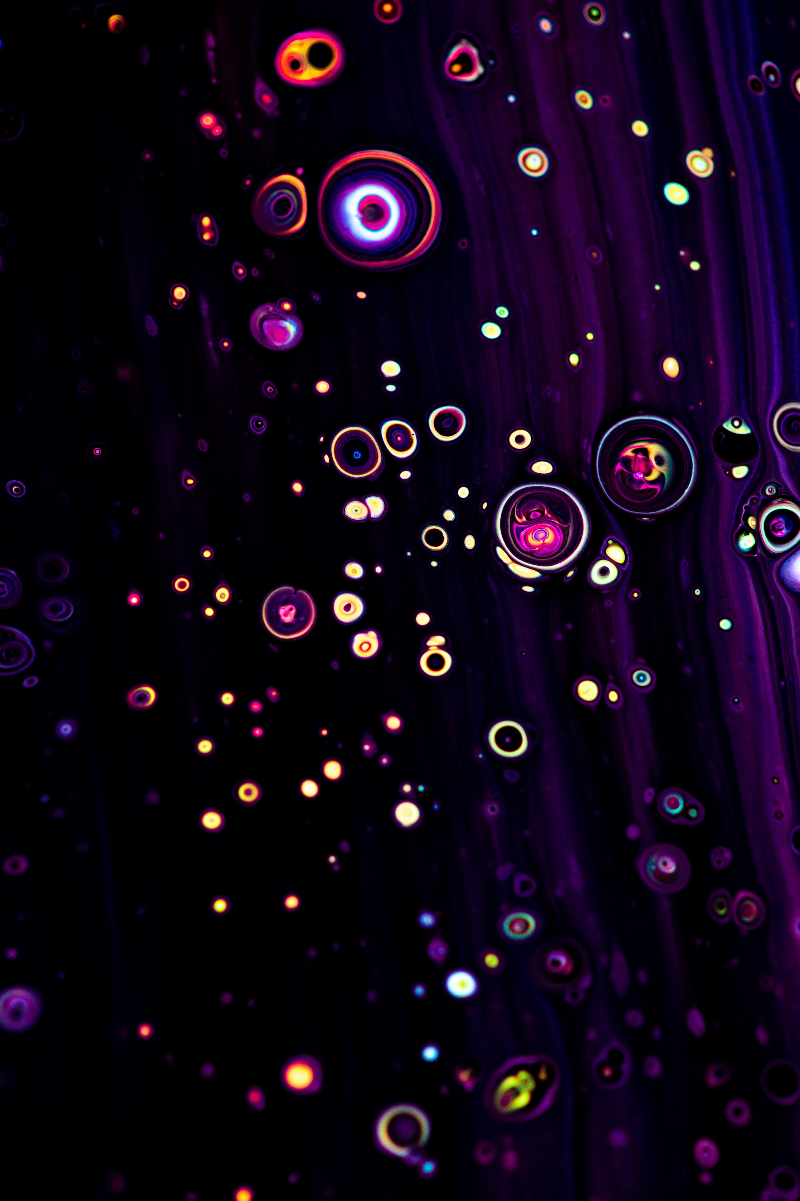 Free download wallpaper Abstract, Dark, Paint, Bubbles, Liquid on your PC desktop