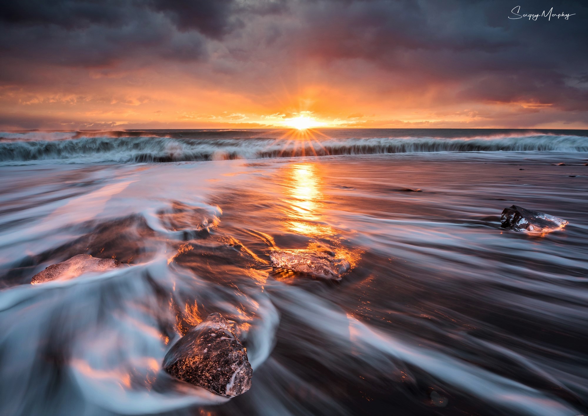 Descarga gratuita de fondo de pantalla para móvil de Mar, Horizonte, Océano, Atardecer, Tierra/naturaleza.