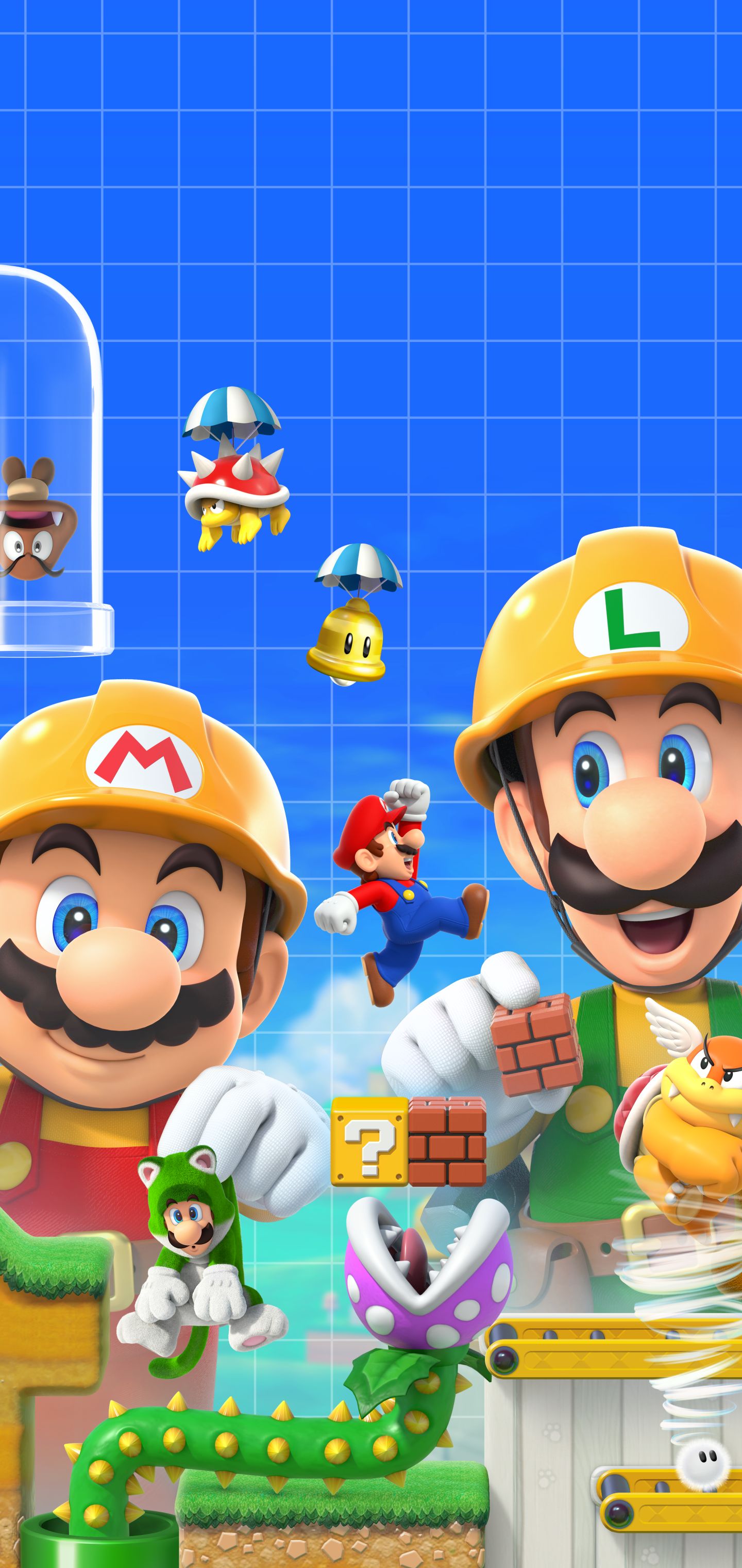Завантажити шпалери Super Mario Maker 2 на телефон безкоштовно