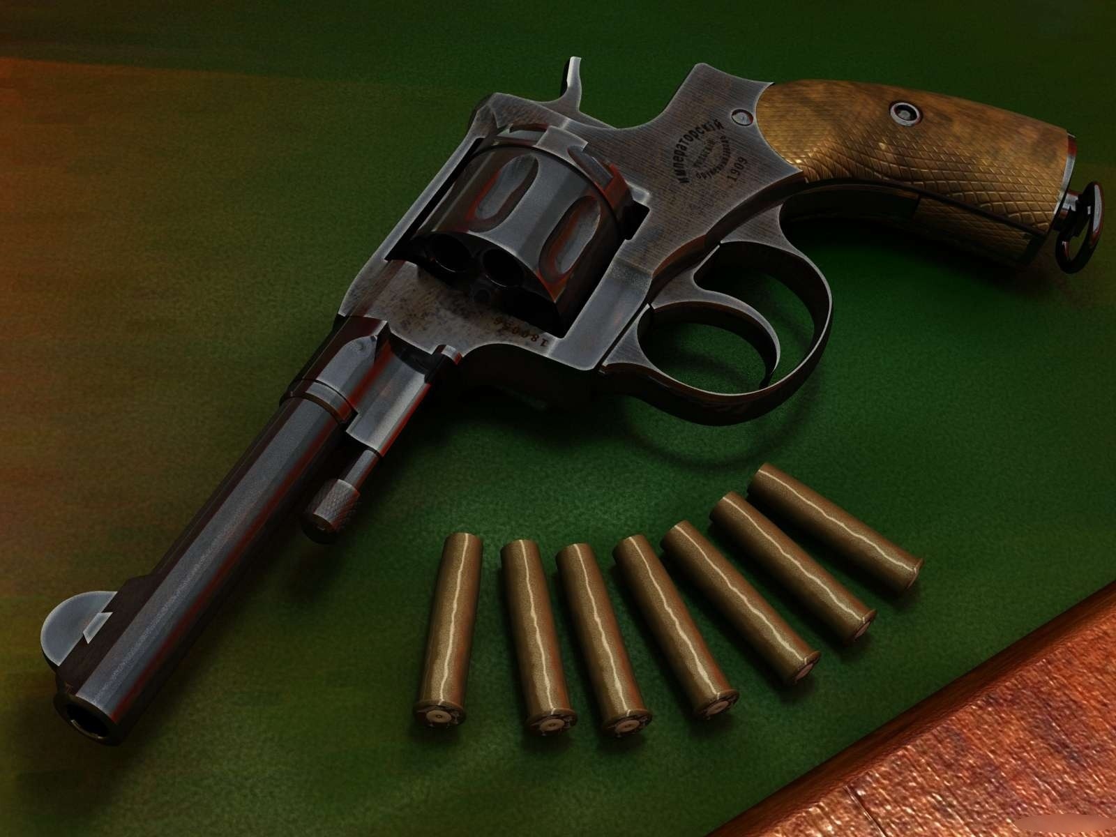 Nagant M1895 Revolver 1080p