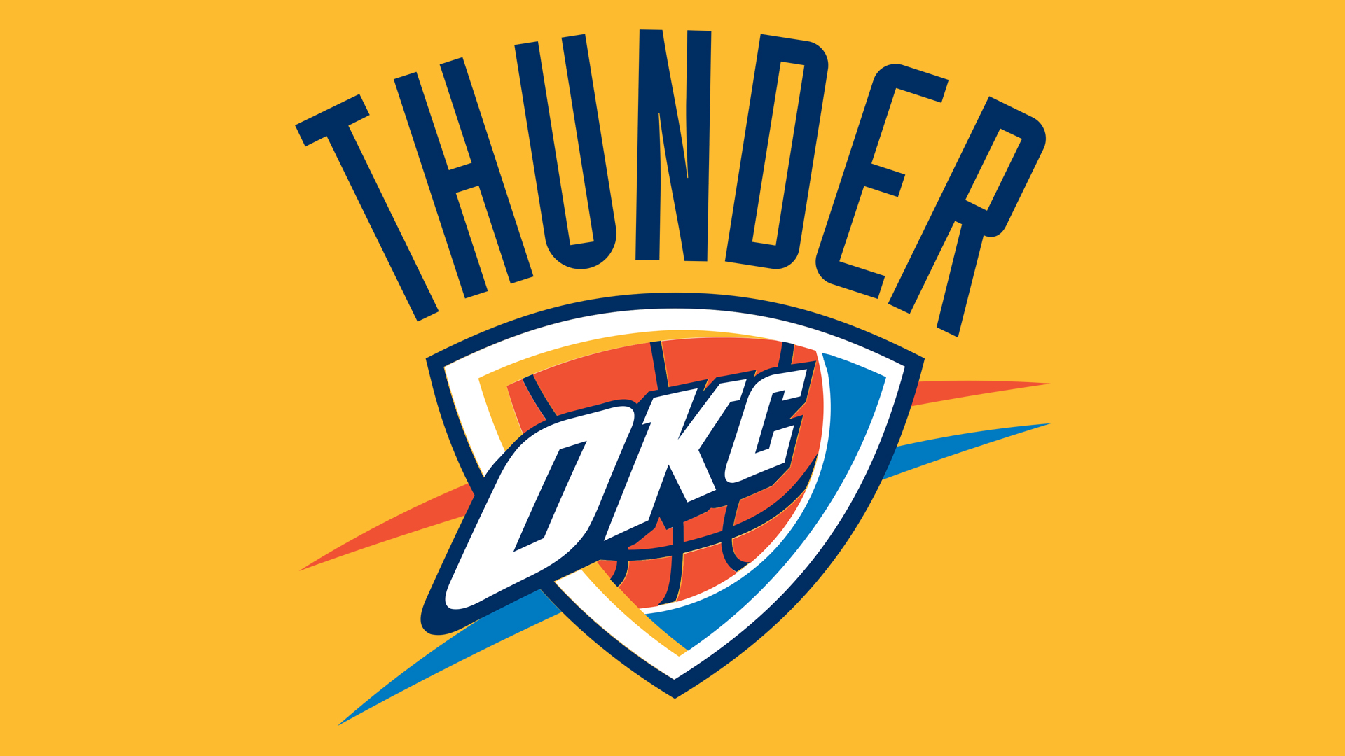 Скачать обои бесплатно Баскетбол, Нба, Виды Спорта, Лого, Оклахома Сити Тандер картинка на рабочий стол ПК