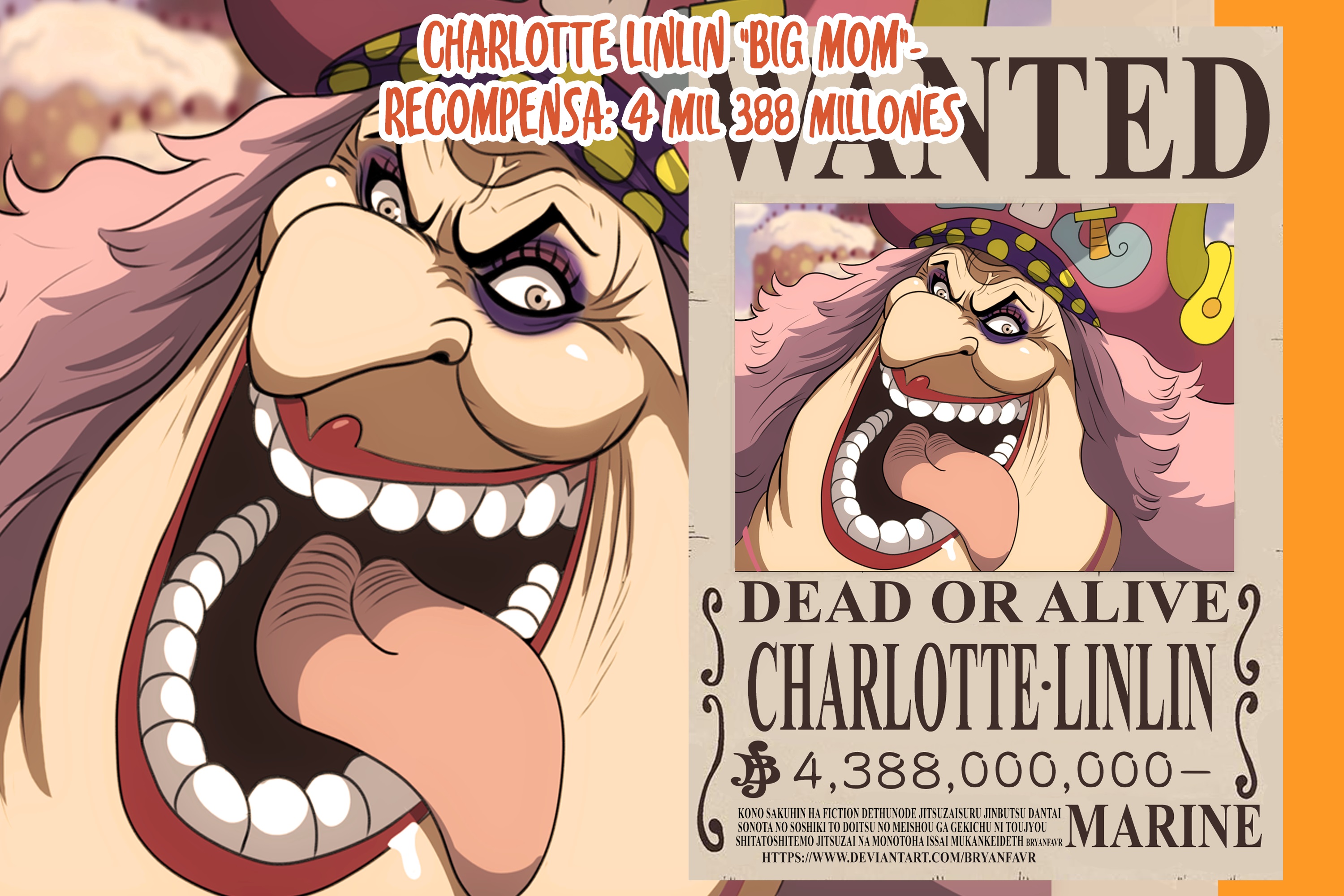 anime, one piece, charlotte linlin