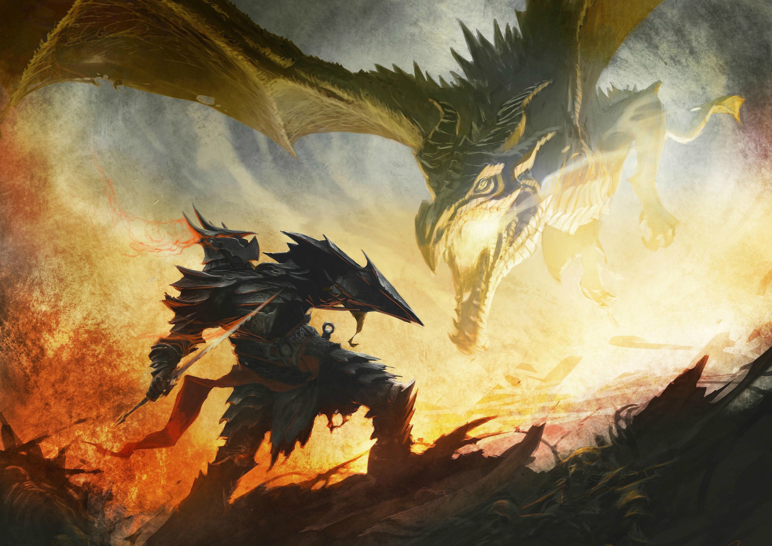 the elder scrolls v: skyrim, skyrim, video game, dragon, the elder scrolls