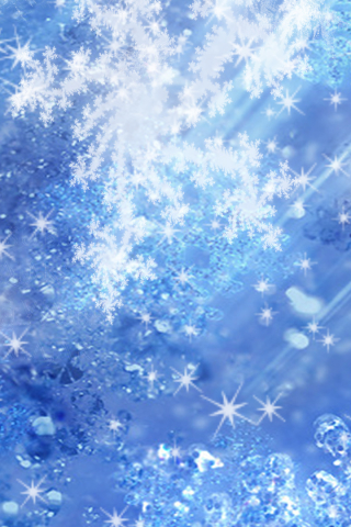 無料モバイル壁紙クリスマス, 青い, 霜, 勾配, 星, ホリデーをダウンロードします。