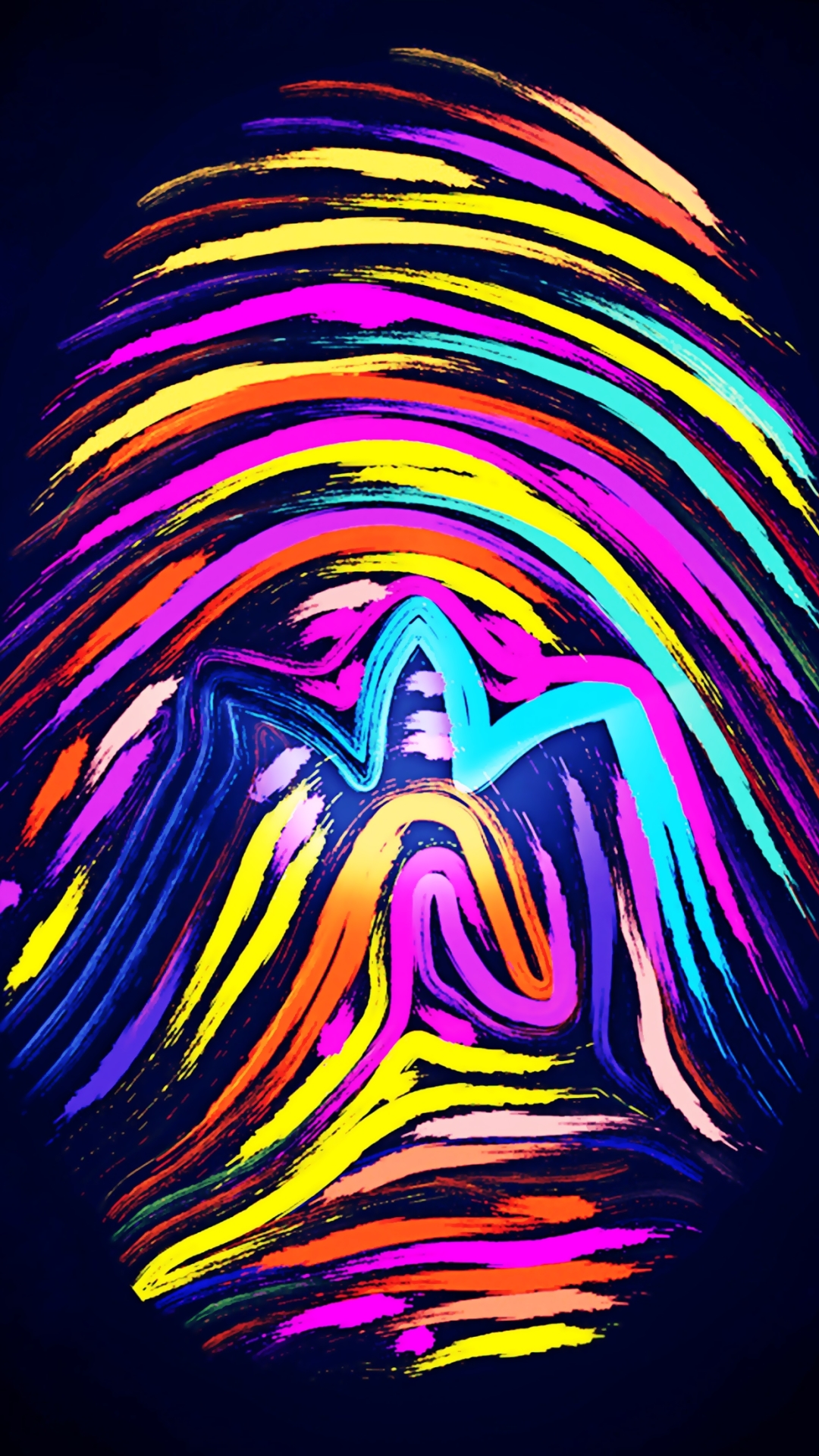 Download mobile wallpaper Abstract, Colors, Artistic, Fingerprint for free.