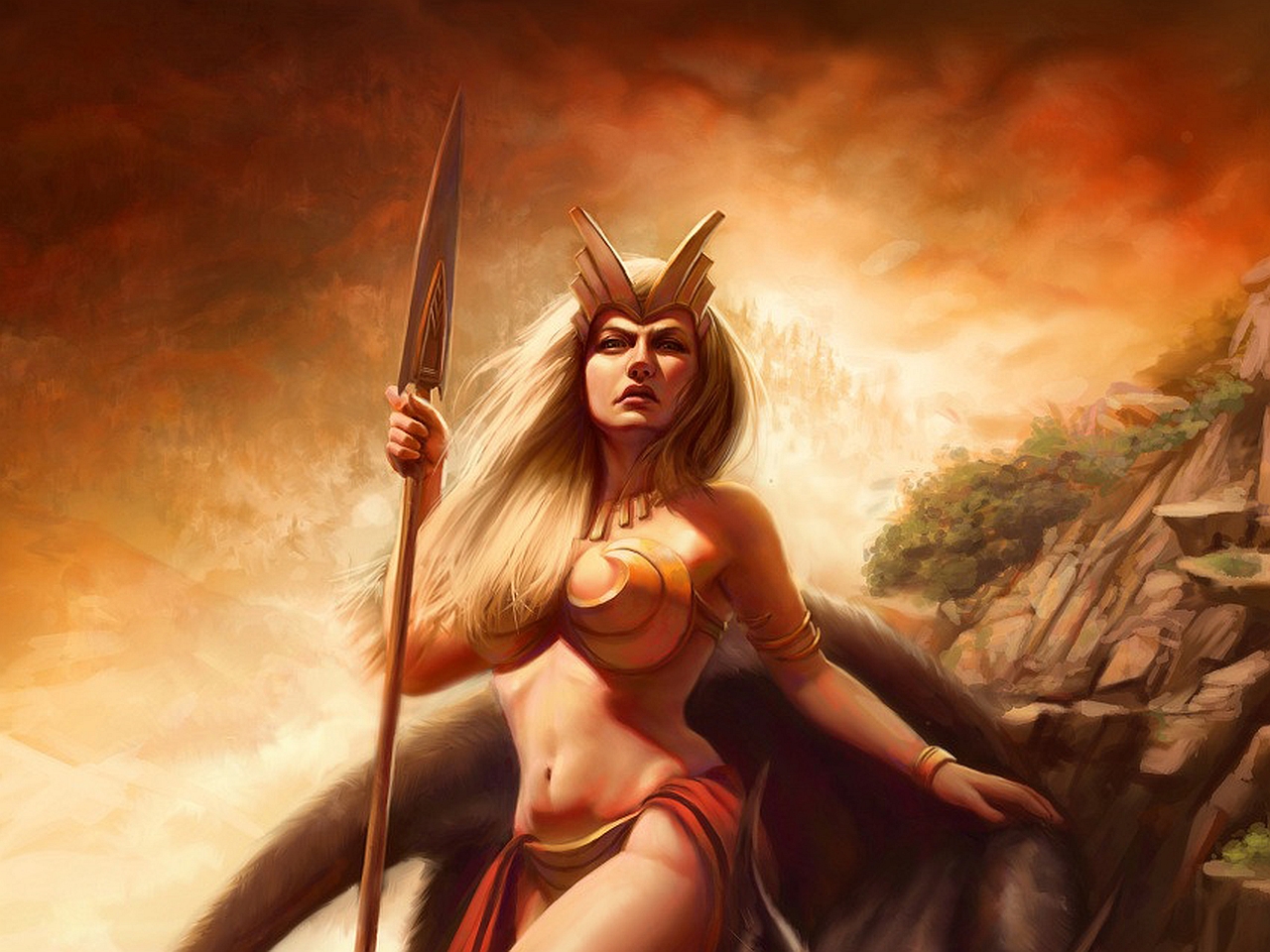 Download mobile wallpaper Fantasy, Women Warrior for free.