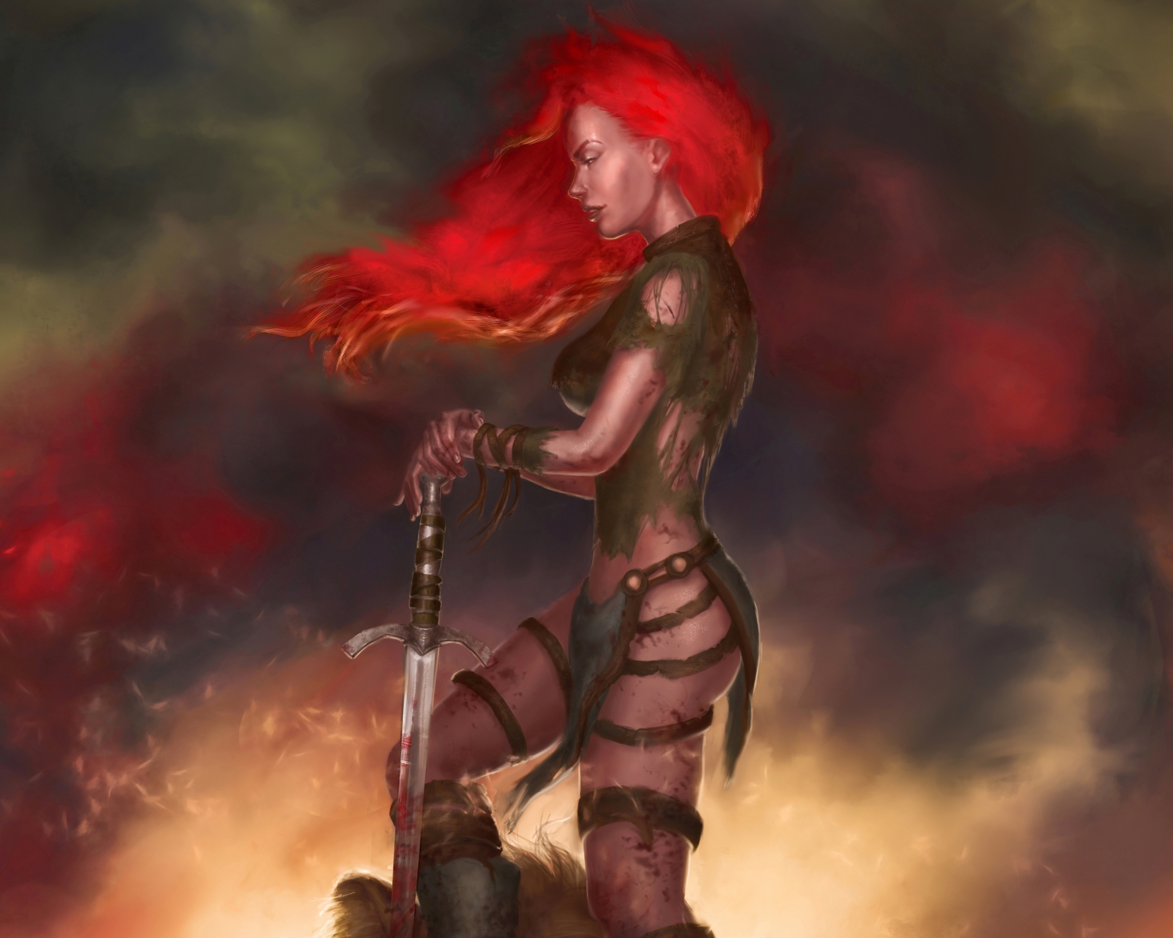 Download mobile wallpaper Comics, Red Sonja for free.