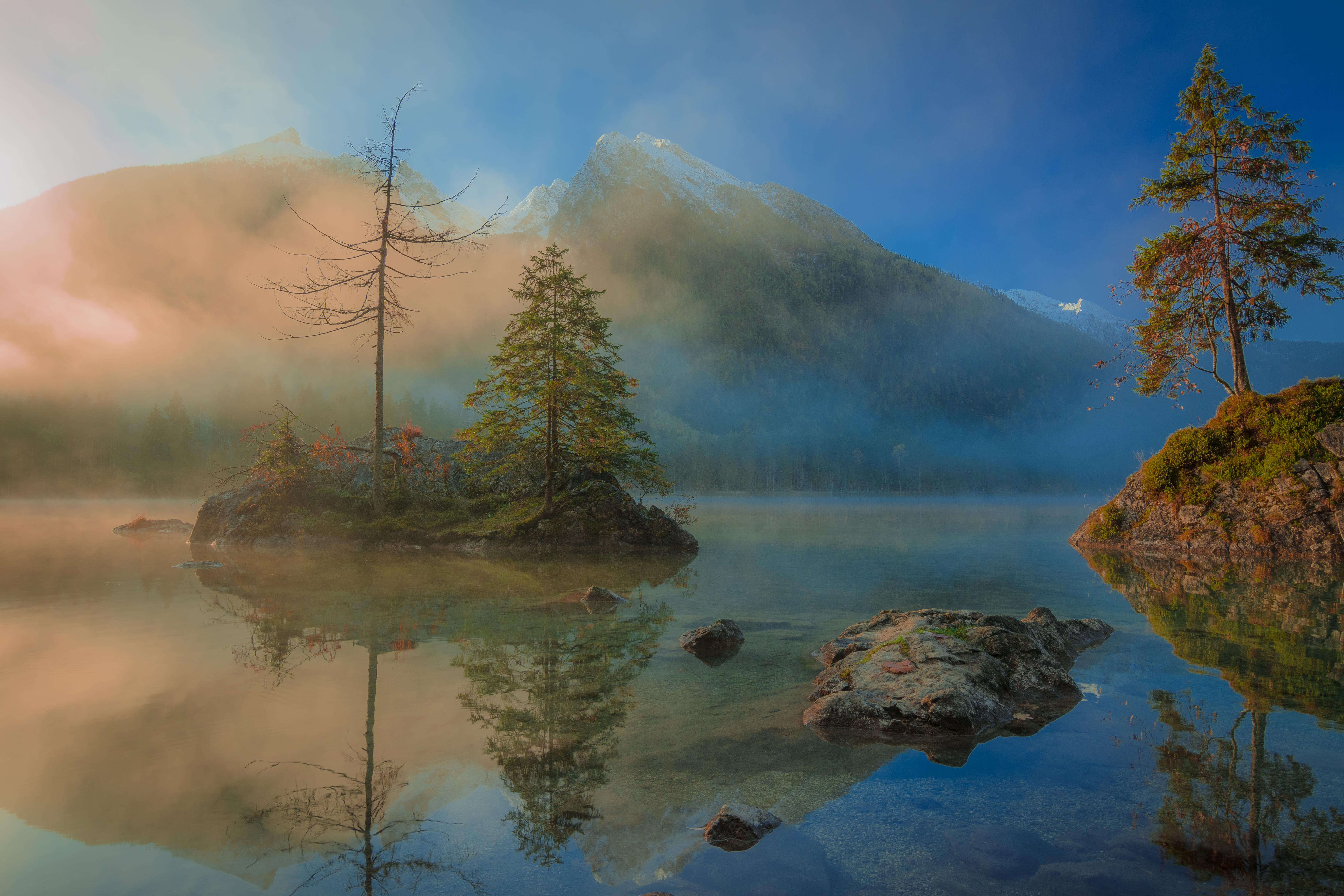 Descarga gratis la imagen Naturaleza, Montañas, Lago, Madera, Árbol, Abeto, Reflexión en el escritorio de tu PC