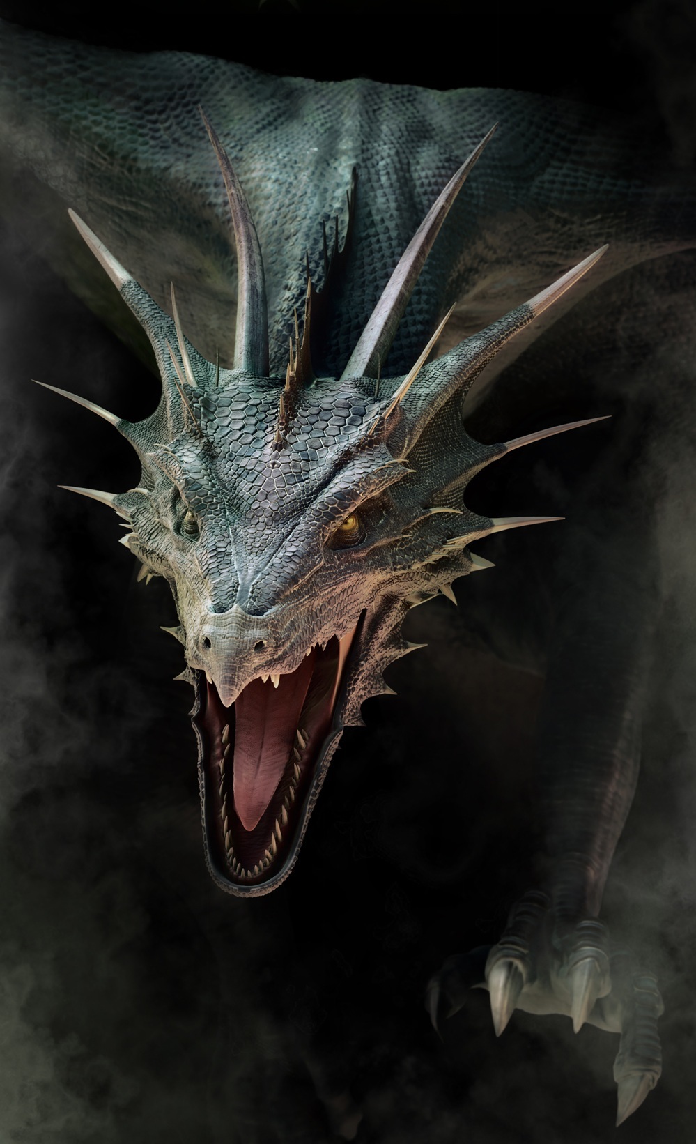 15001 Hintergrundbild herunterladen dragons, fantasie, schwarz - Bildschirmschoner und Bilder kostenlos