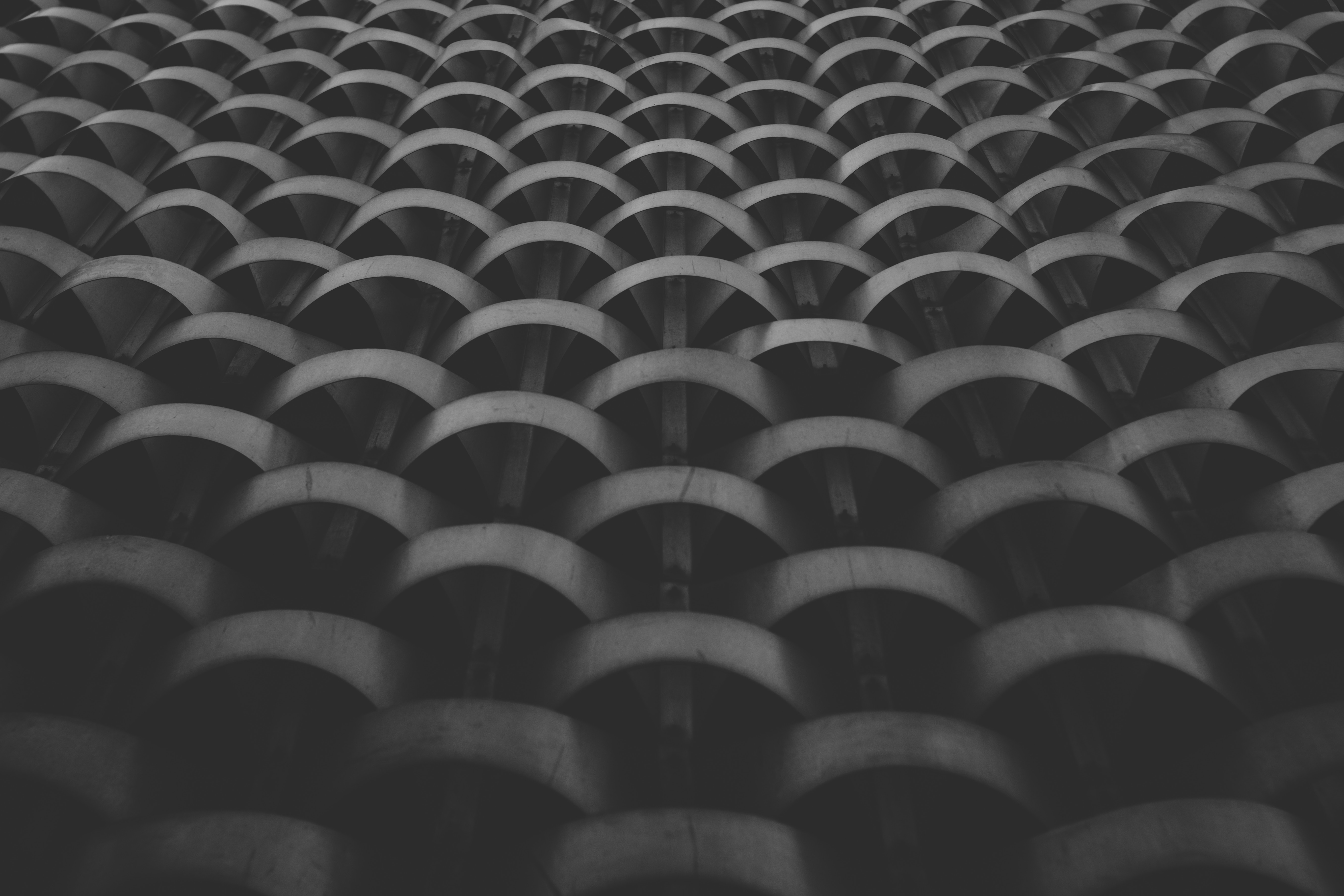 facade, form, chb, black, surface, bw, forms phone wallpaper