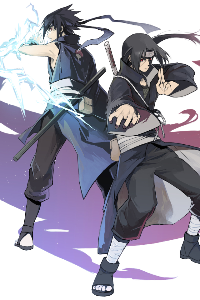 Descarga gratuita de fondo de pantalla para móvil de Naruto, Animado, Sasuke Uchiha, Itachi Uchiha.