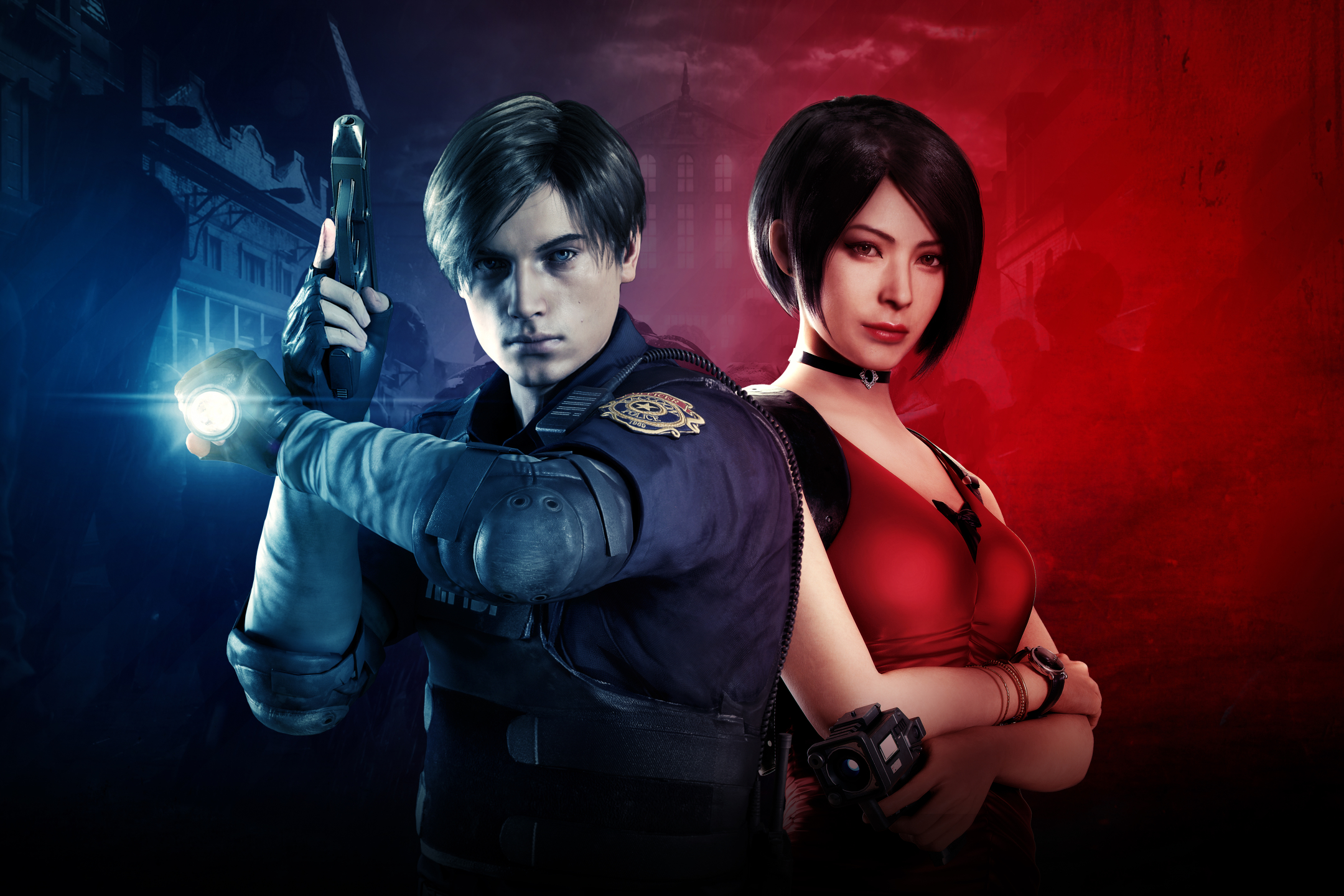 Baixe gratuitamente a imagem Resident Evil, Videogame, Leon S Kennedy, Ada Wong, Resident Evil 2 (2019) na área de trabalho do seu PC