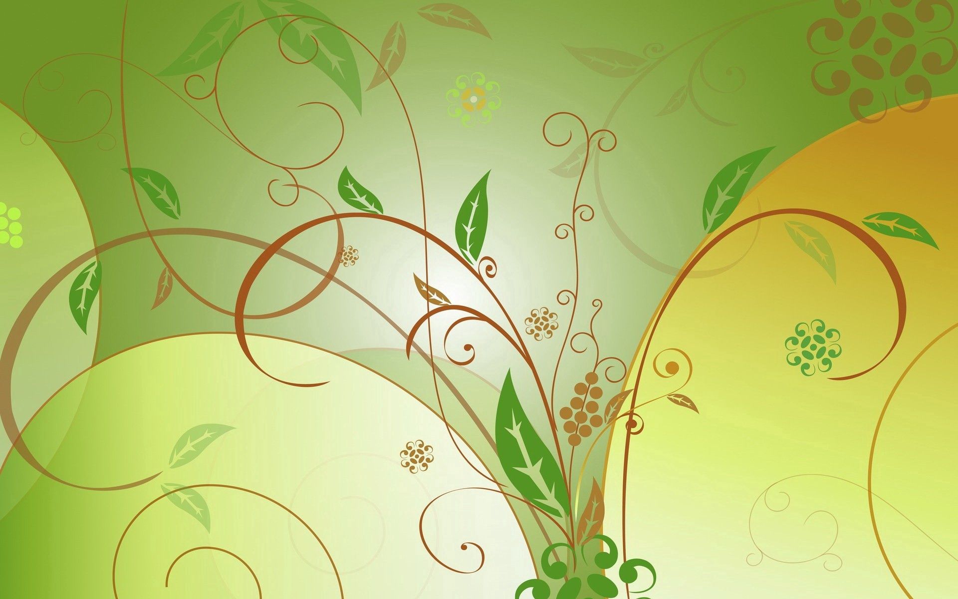 Download mobile wallpaper Leaves, Pattern, Background, Abstract, Lines, Vector for free.