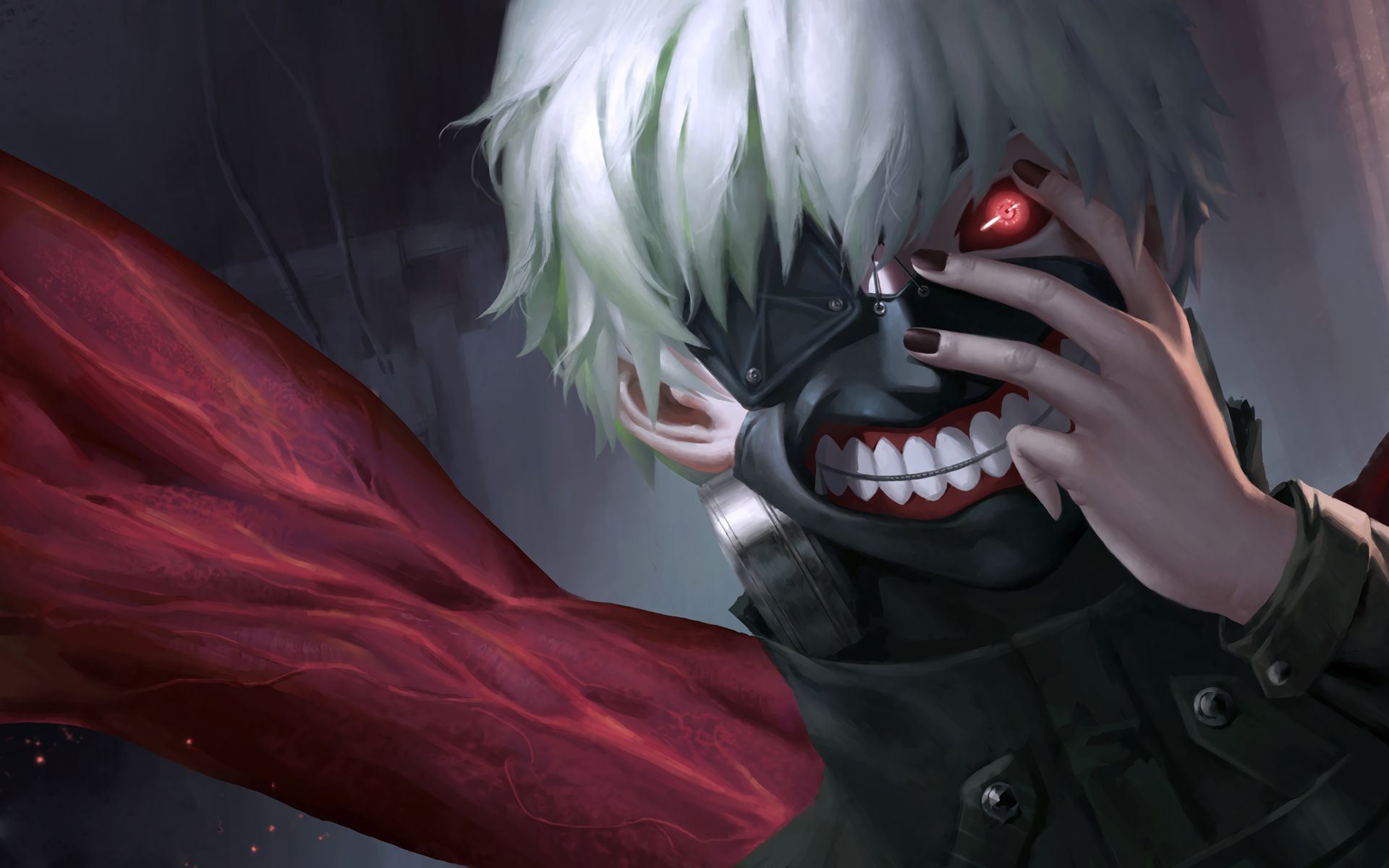 Laden Sie das Maske, Animes, Ken Kanek, Tokyo Ghoul-Bild kostenlos auf Ihren PC-Desktop herunter