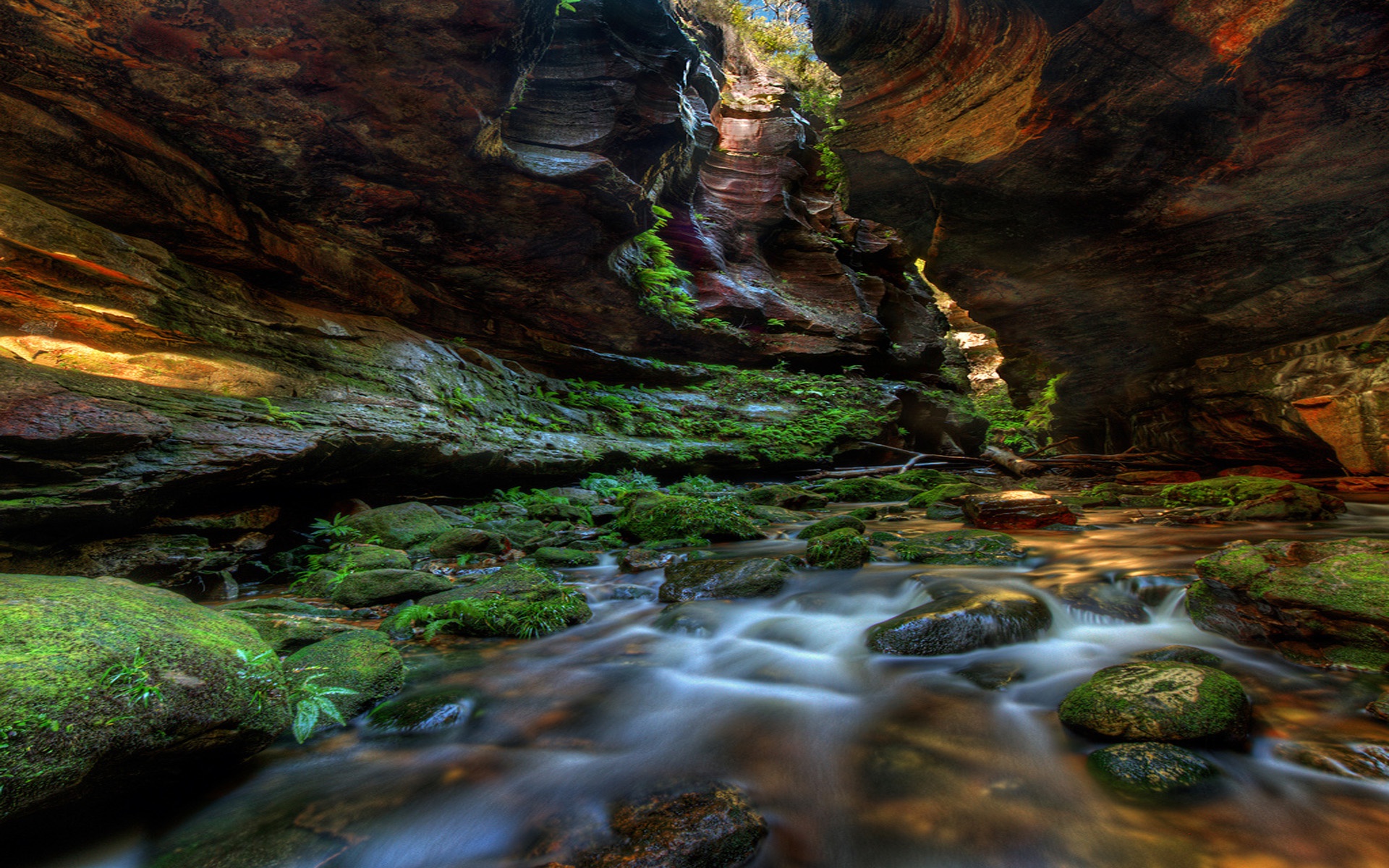 Free download wallpaper Nature, Water, Canyon, Rock, Earth, Stone, Stream, Australia on your PC desktop