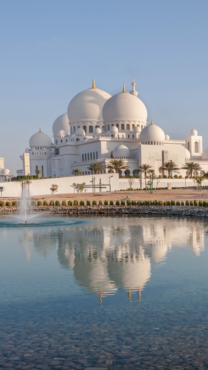 Download mobile wallpaper Religious, Sheikh Zayed Grand Mosque, Mosques for free.