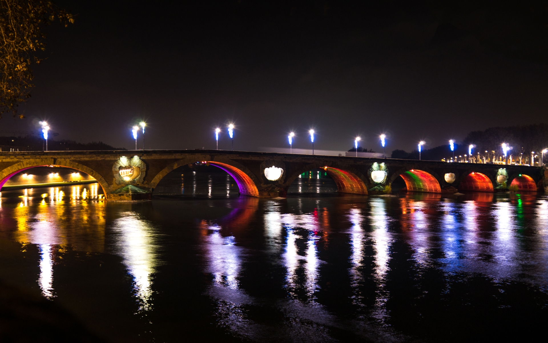 Téléchargez des papiers peints mobile Pont Neuf Toulouse, Des Ponts, Construction Humaine gratuitement.