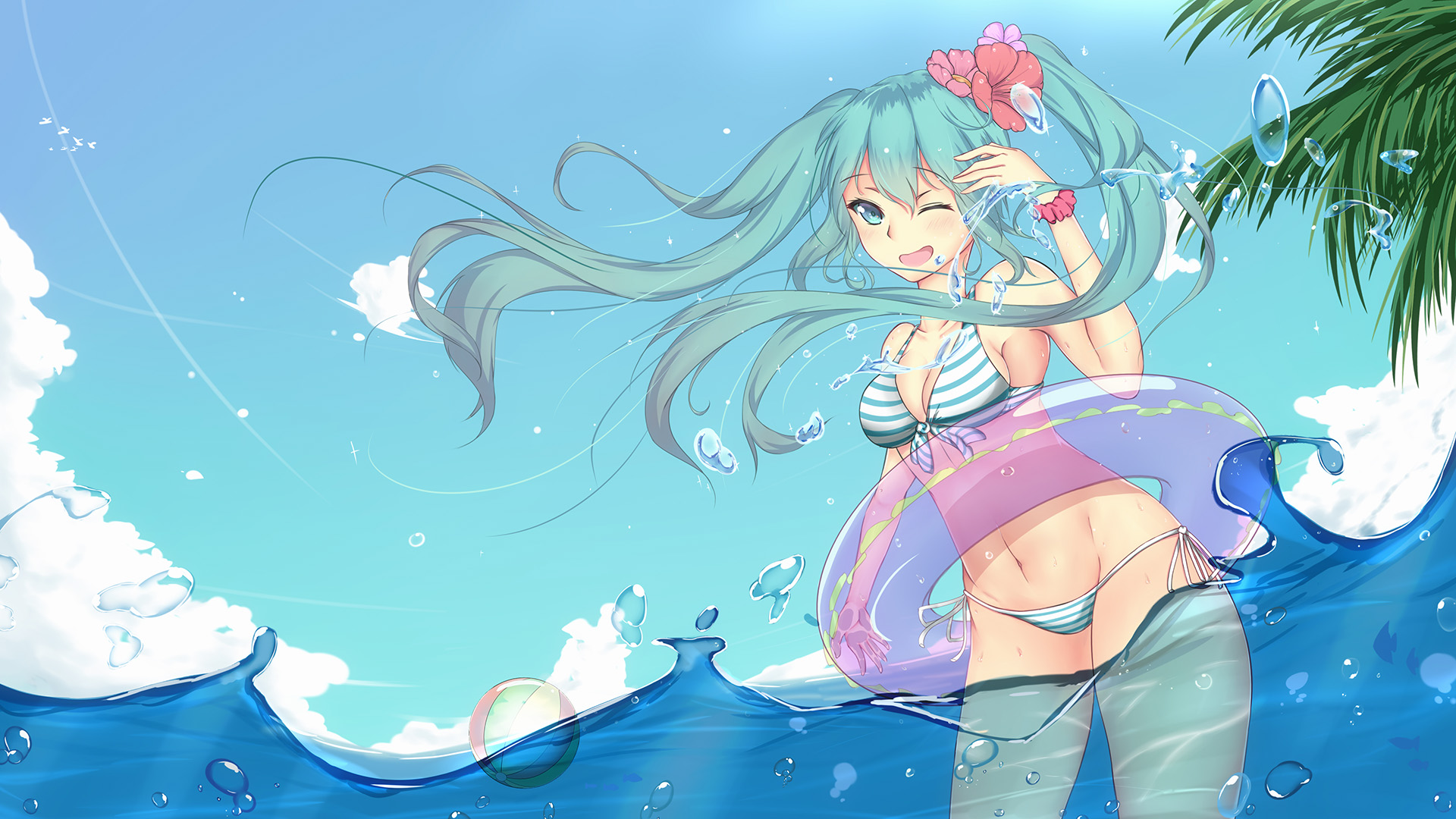 Laden Sie das Vocaloid, Hatsune Miku, Animes-Bild kostenlos auf Ihren PC-Desktop herunter