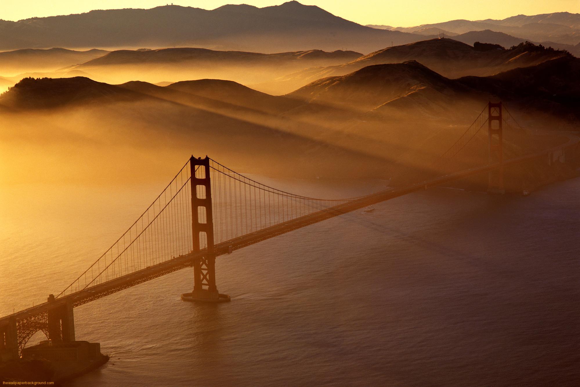 Download mobile wallpaper Francisco, Golden Gate, Cityscape, Bridge, Bridges, Man Made for free.