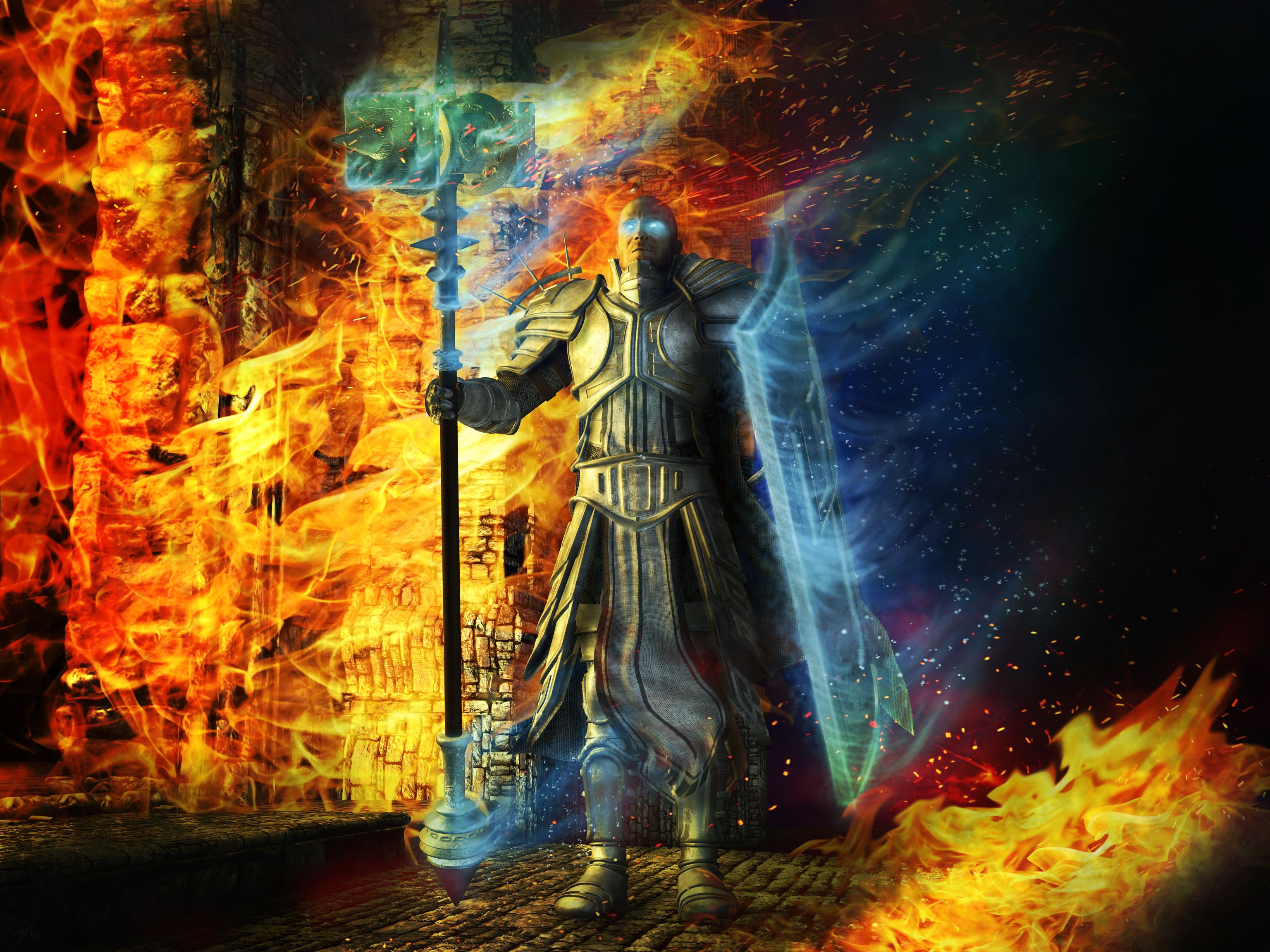 Free download wallpaper Diablo, Video Game, Diablo Iii: Reaper Of Souls, Crusader (Diablo Iii) on your PC desktop