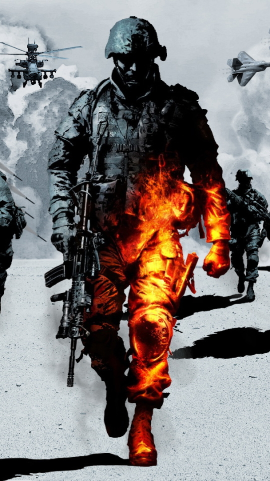 Download mobile wallpaper Battlefield: Bad Company 2, Battlefield, Video Game for free.