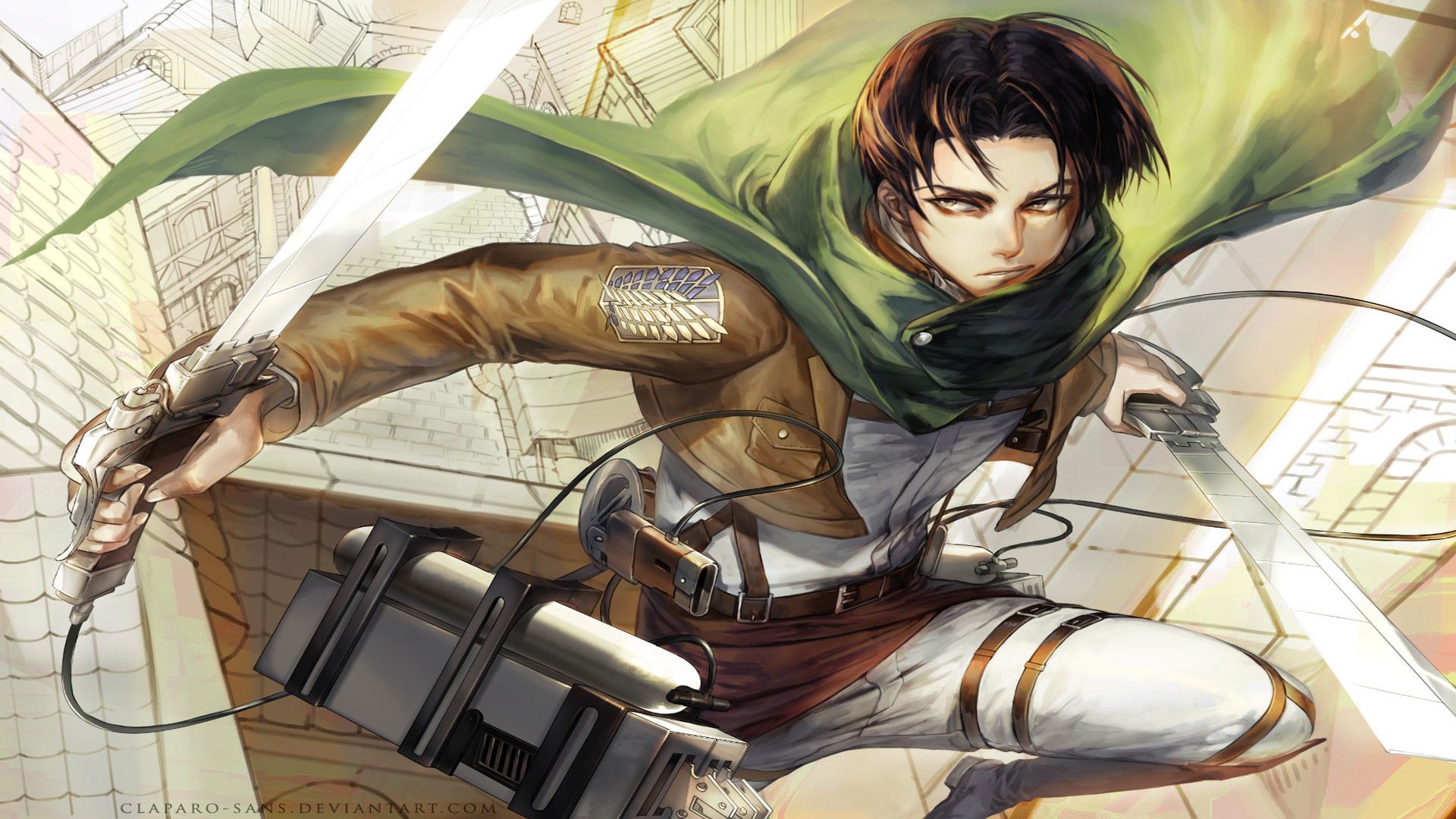 Free download wallpaper Anime, Attack On Titan, Levi Ackerman on your PC desktop