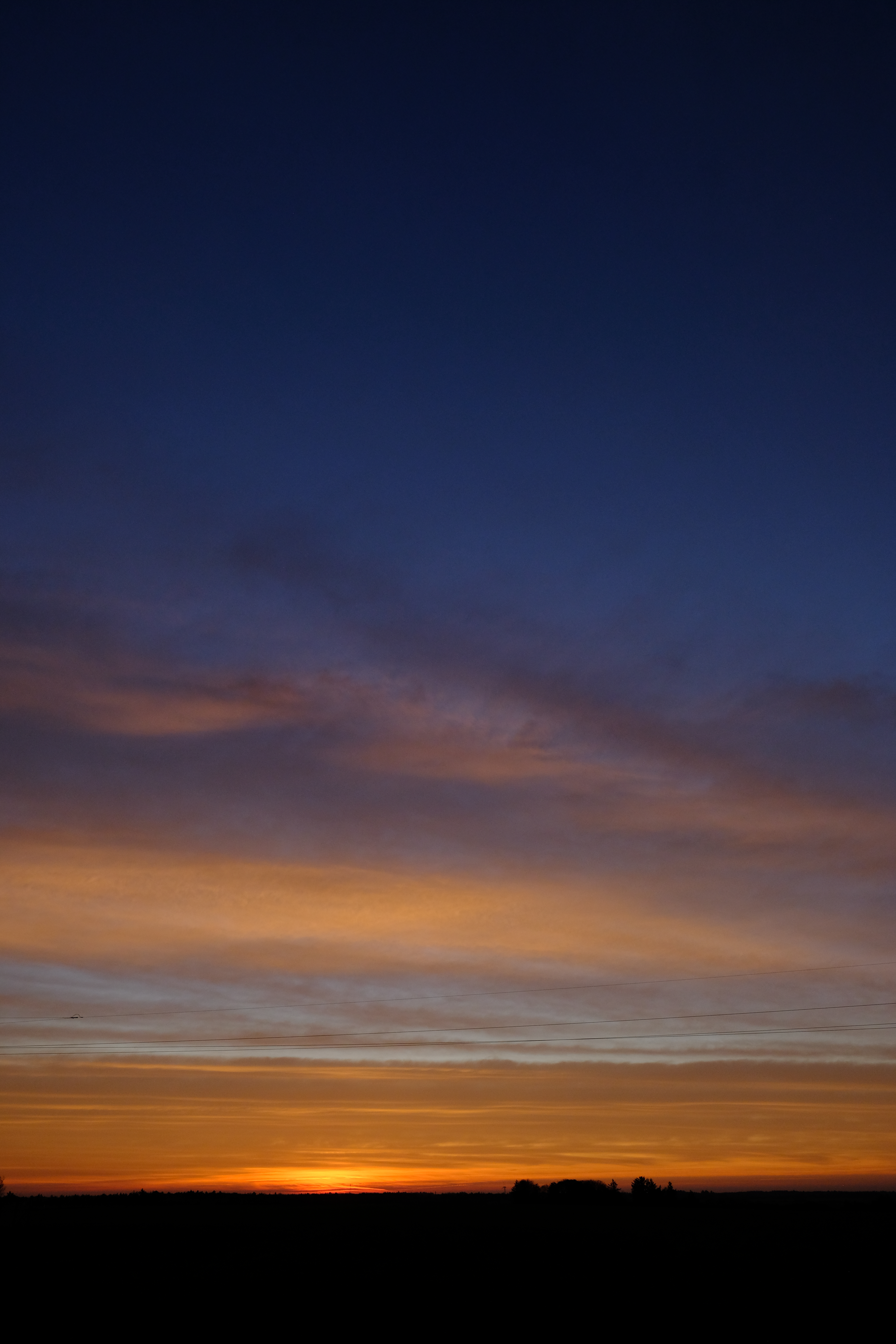 Download mobile wallpaper Twilight, Dusk, Nature, Evening, Sunset, Horizon, Dark for free.