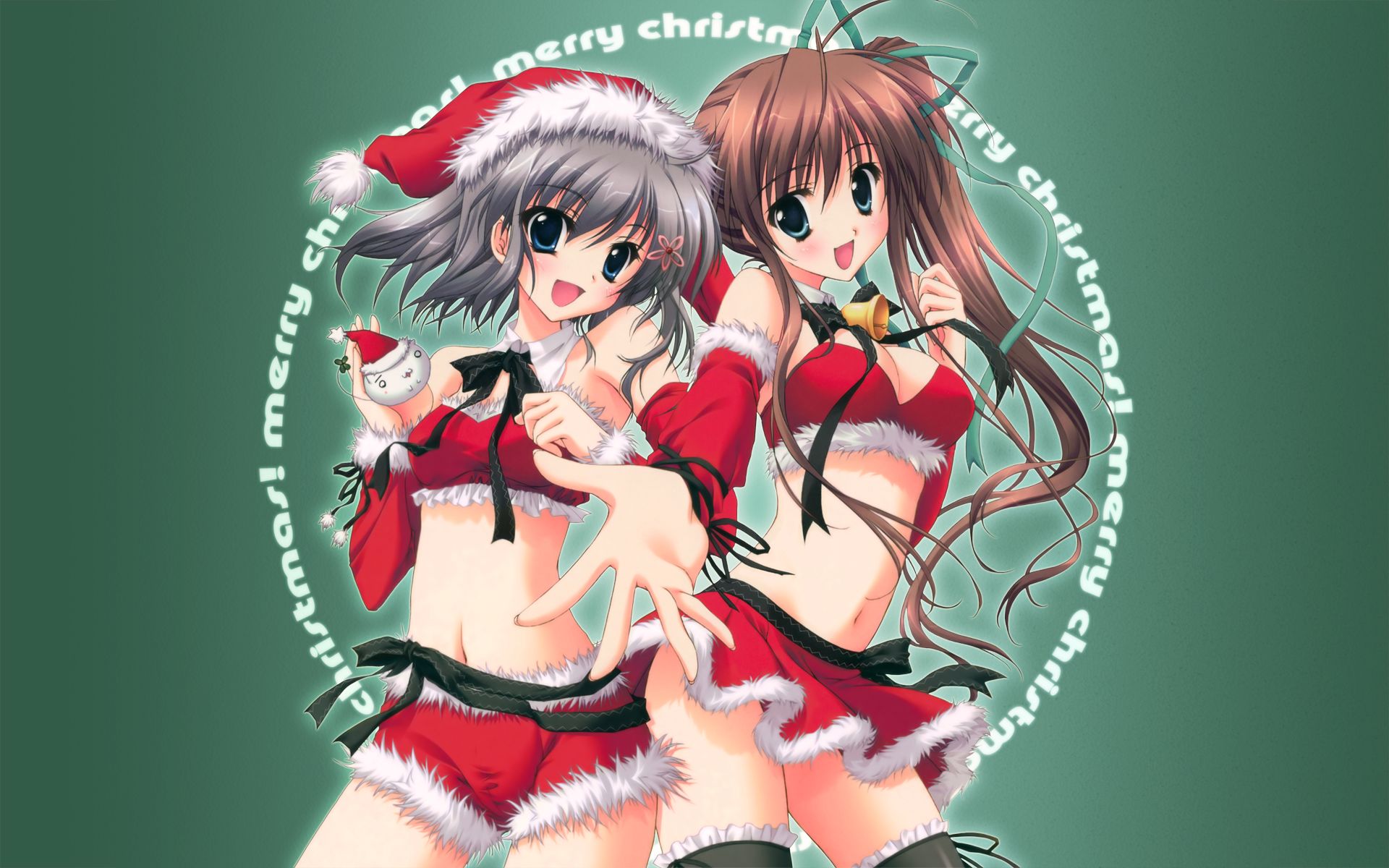 Download mobile wallpaper Christmas, Anime for free.