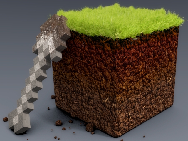 Download mobile wallpaper Grass, Minecraft, Video Game, Mojang for free.