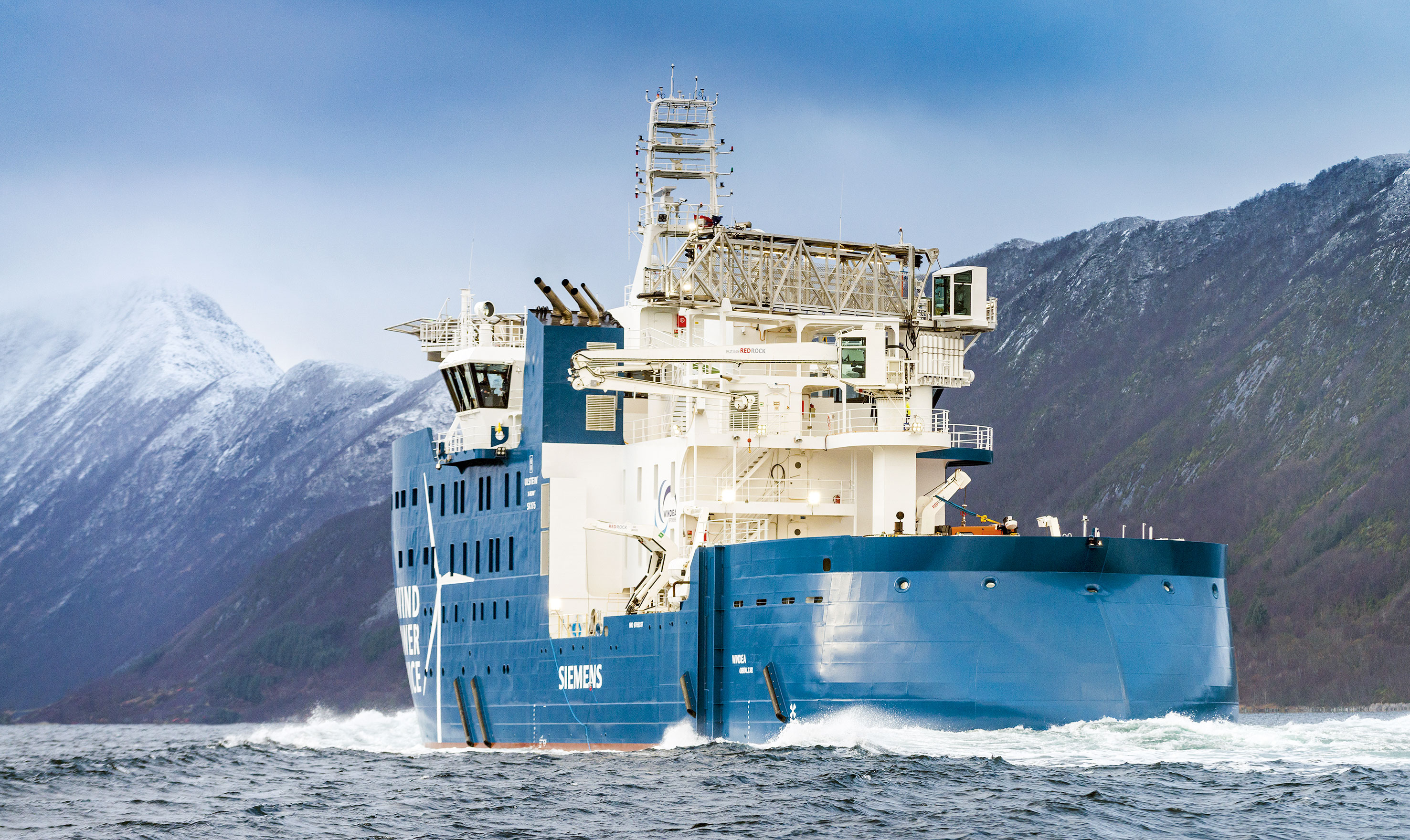 Download mobile wallpaper Ship, Vehicles, Offshore Support Vessel, Siemens Windea for free.