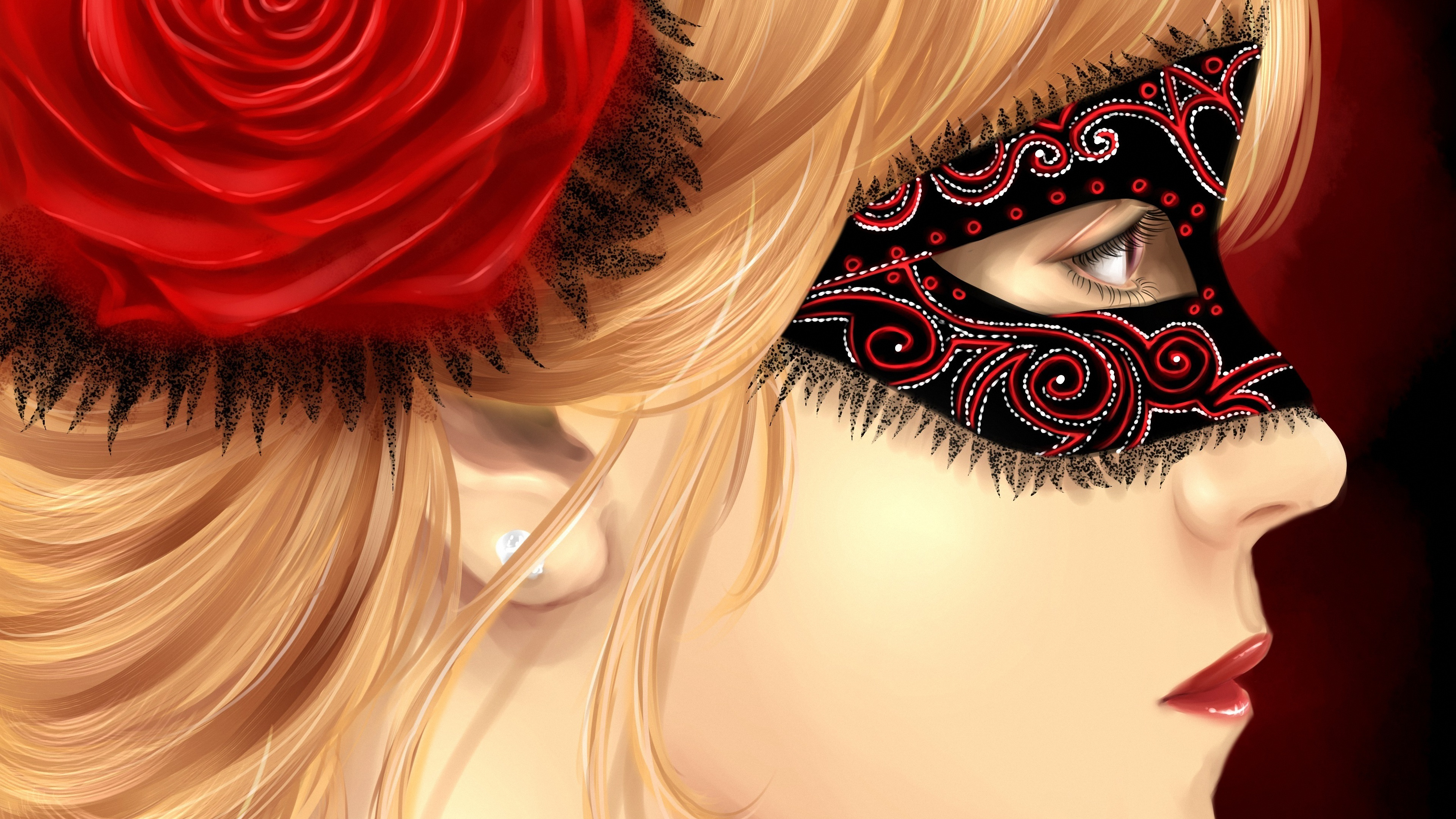 Download mobile wallpaper Mask, Artistic for free.