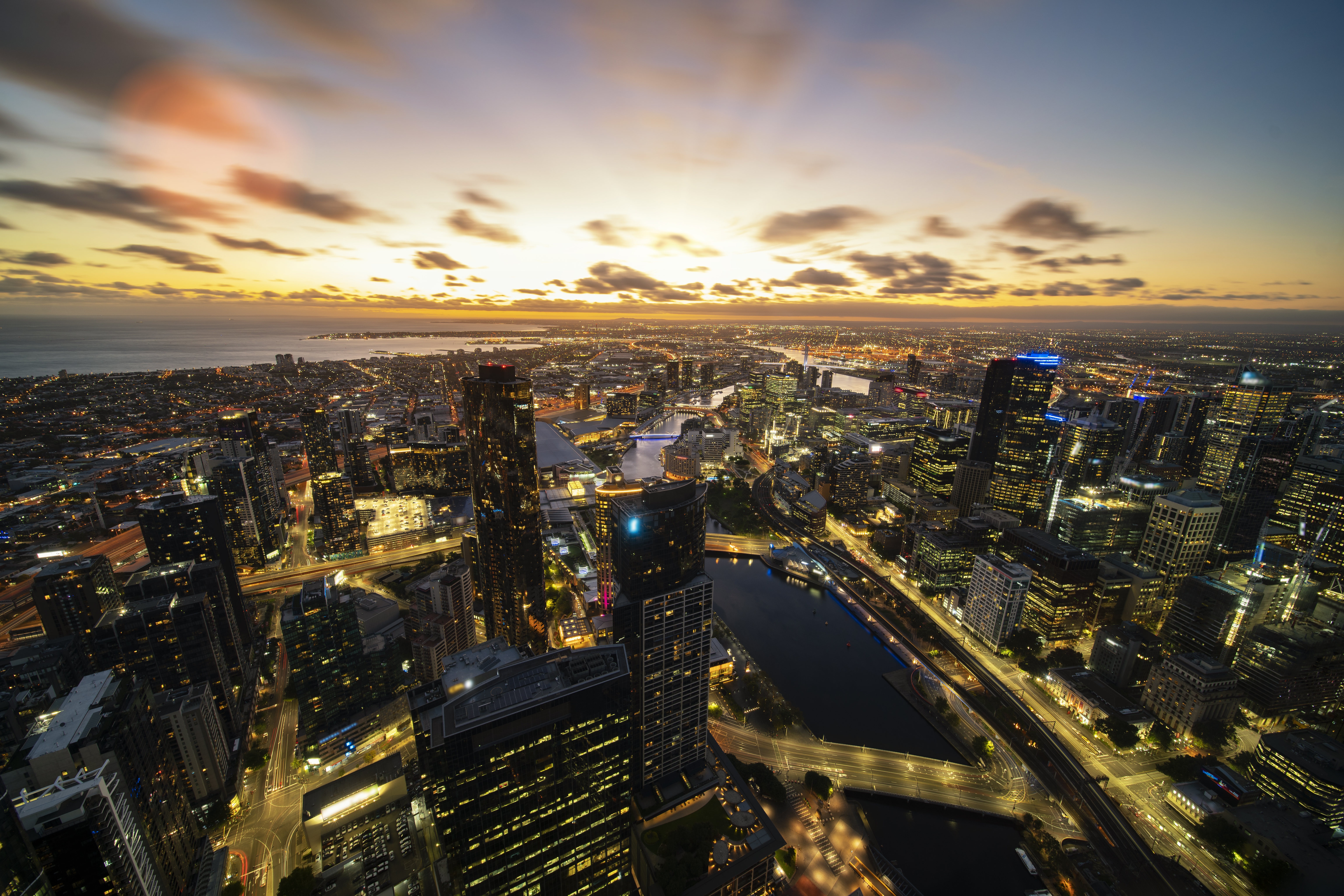 Скачати мобільні шпалери Міста, Австралія, Мельбурн, Створено Людиною безкоштовно.
