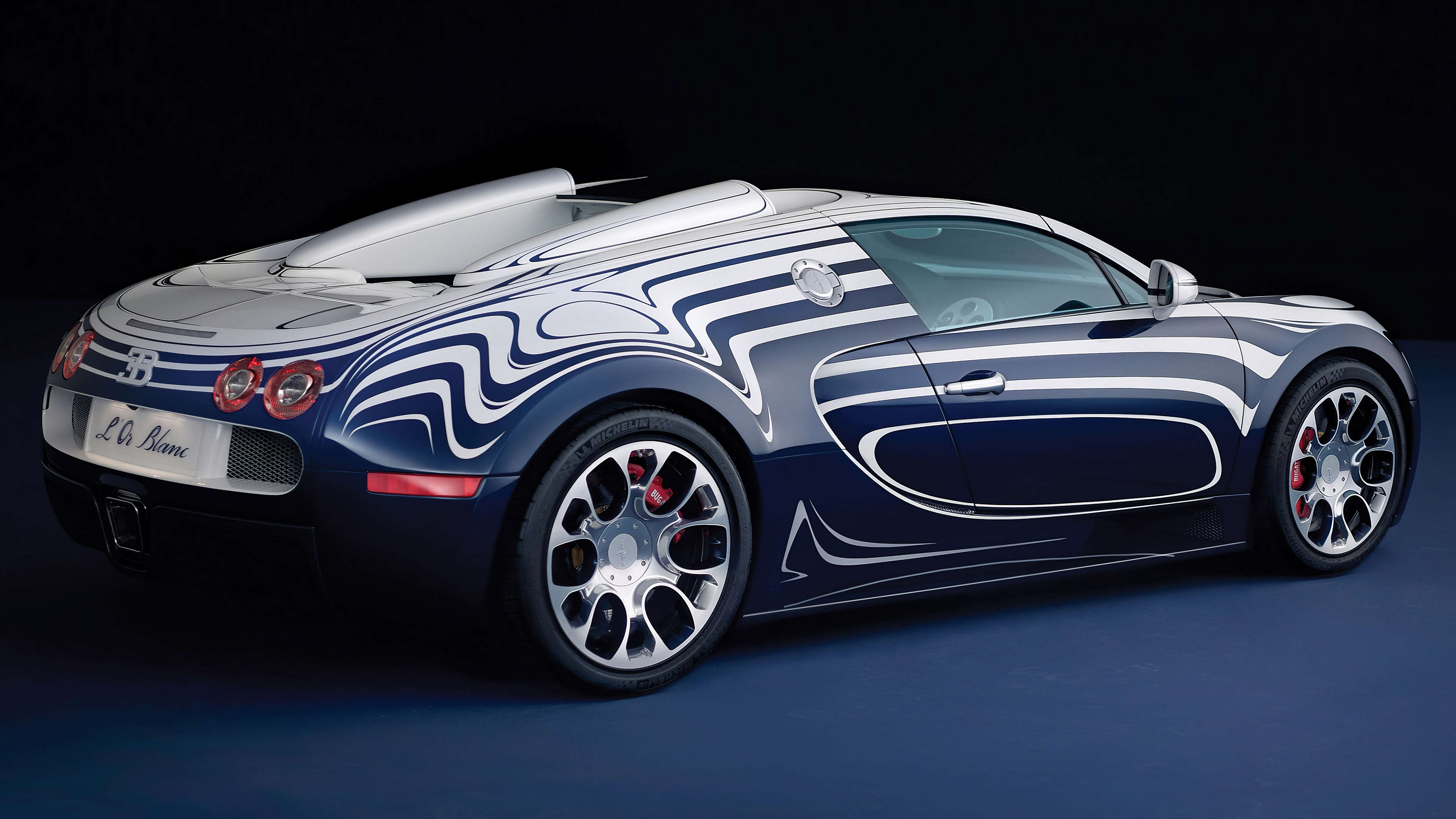 Télécharger des fonds d'écran Bugatti Veyron Grand Sport L'or Blanc HD