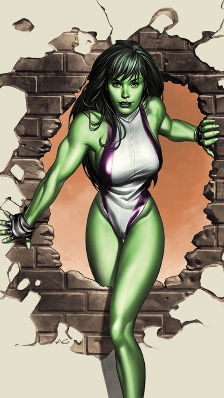 Baixar papel de parede para celular de História Em Quadrinhos, Mulher Hulk gratuito.