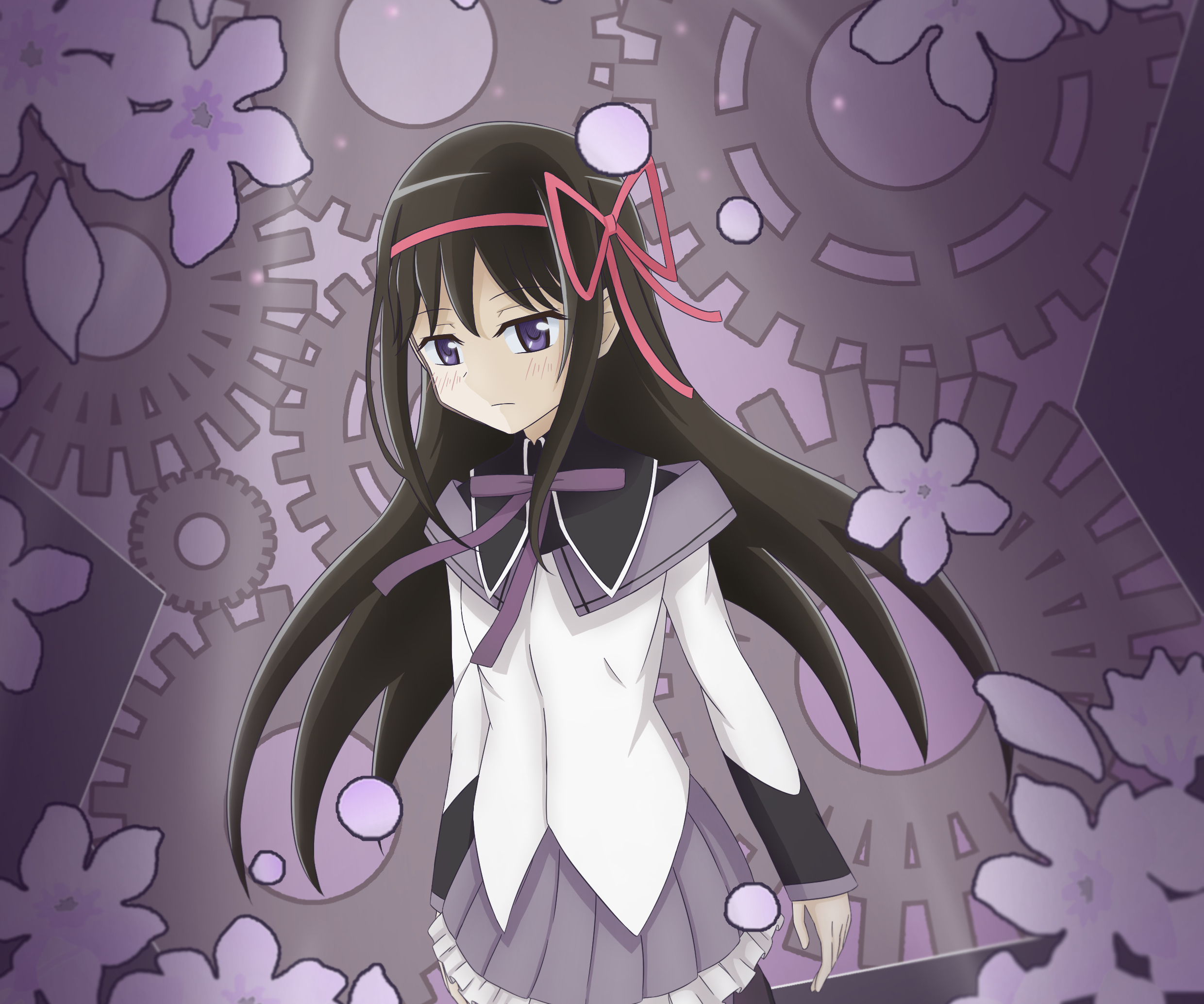 Download mobile wallpaper Anime, Puella Magi Madoka Magica, Homura Akemi for free.