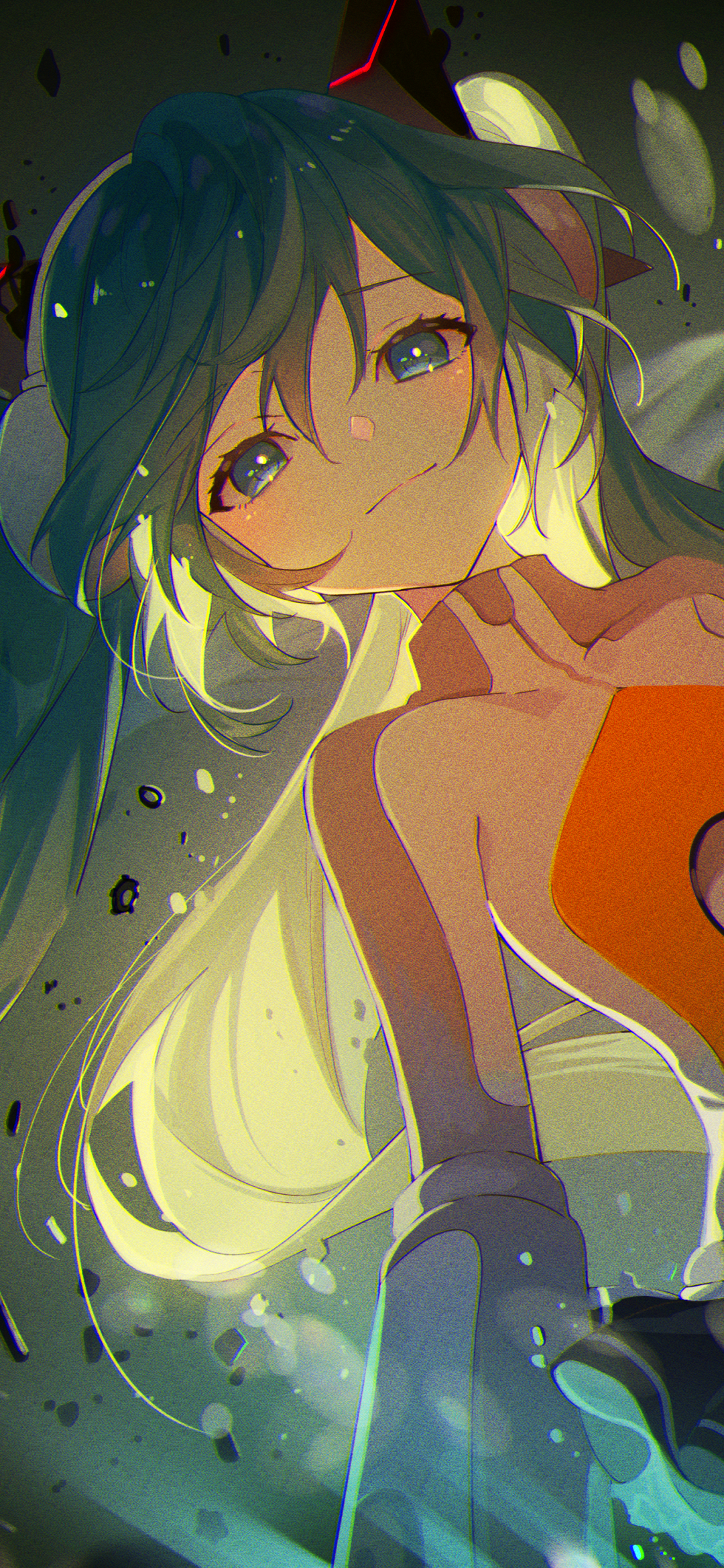 Download mobile wallpaper Anime, Vocaloid, Blue Hair, Hatsune Miku, Long Hair for free.