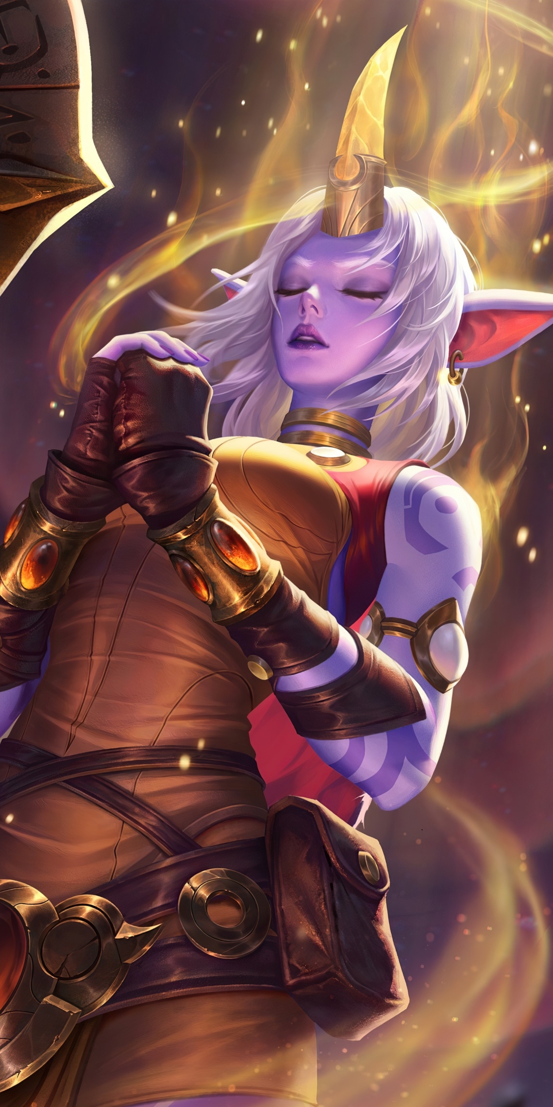 Download mobile wallpaper League Of Legends, Video Game, Pointed Ears, Soraka (League Of Legends) for free.