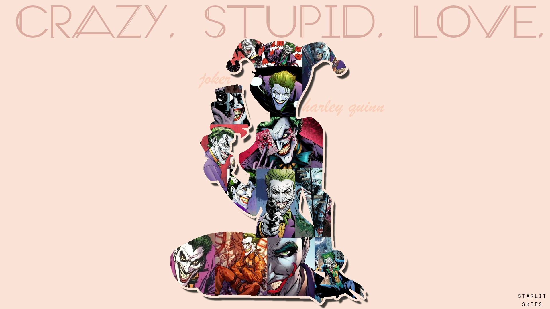 Handy-Wallpaper Joker, Comics, Harley Quinn, Dc Comics kostenlos herunterladen.