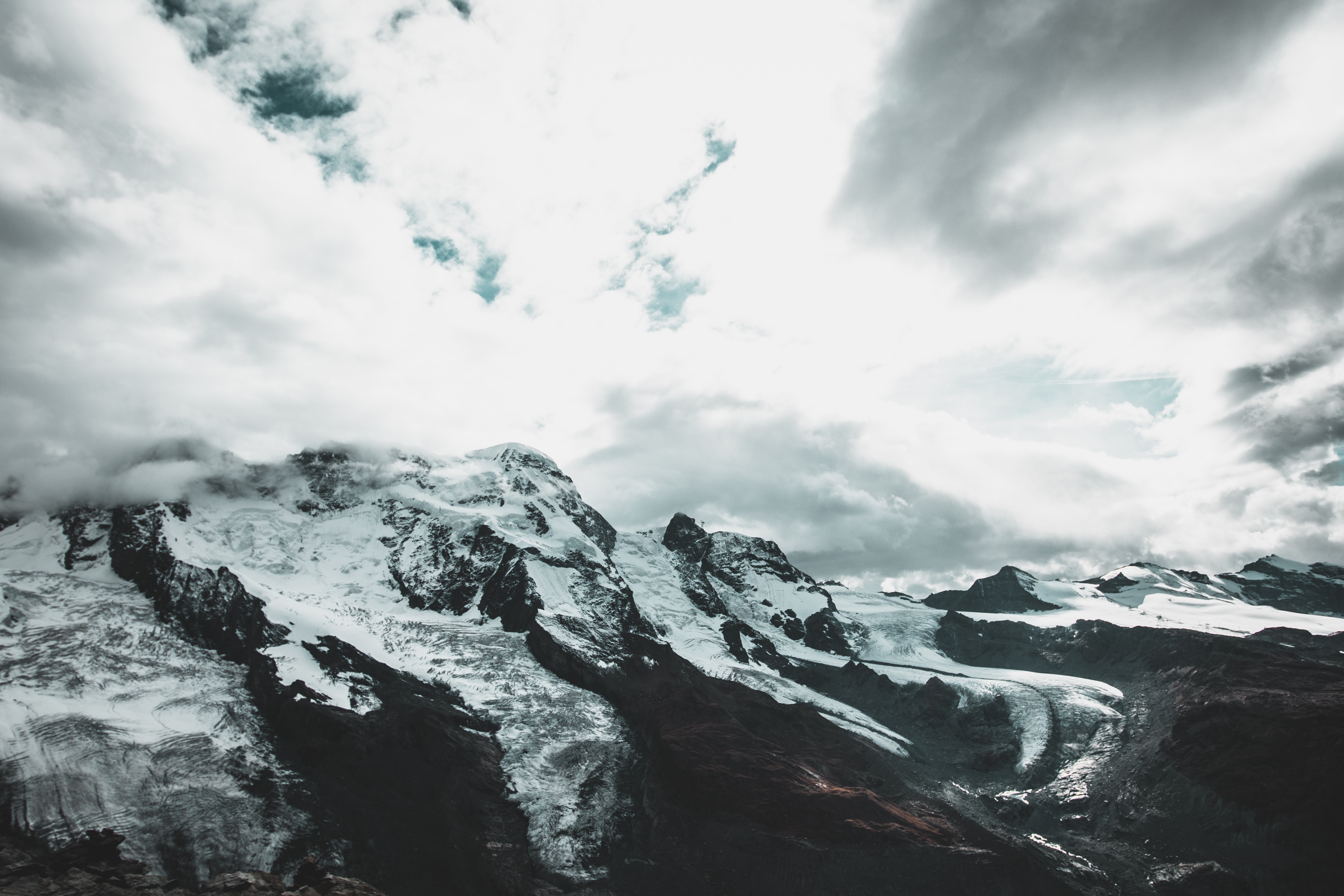 157213 télécharger le fond d'écran suisse, nature, montagnes, sommet, hauts, la suisse, zermatt - économiseurs d'écran et images gratuitement