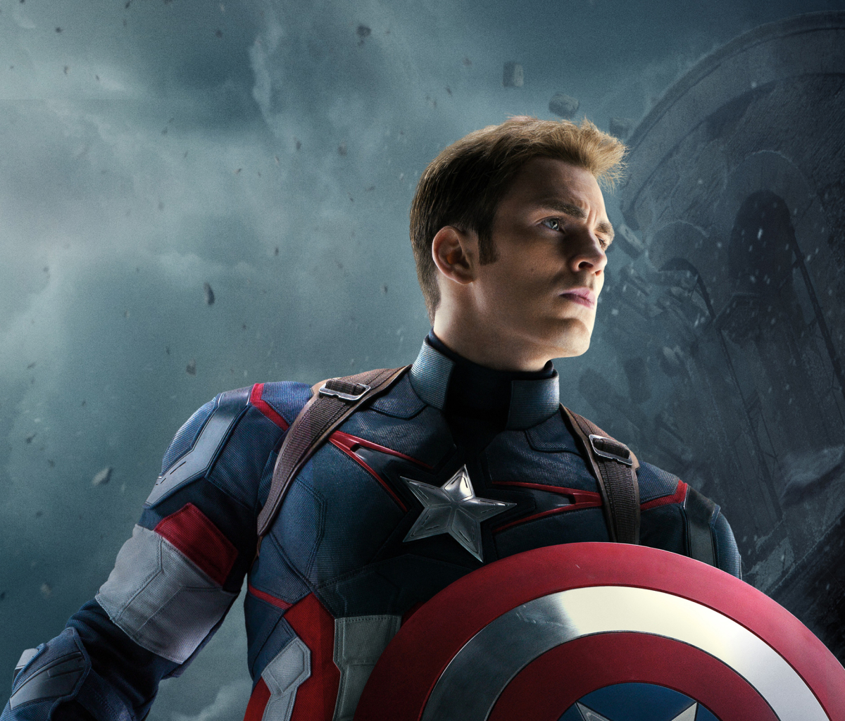 Download mobile wallpaper Captain America, Avengers, Chris Evans, Movie, The Avengers, Avengers: Age Of Ultron for free.