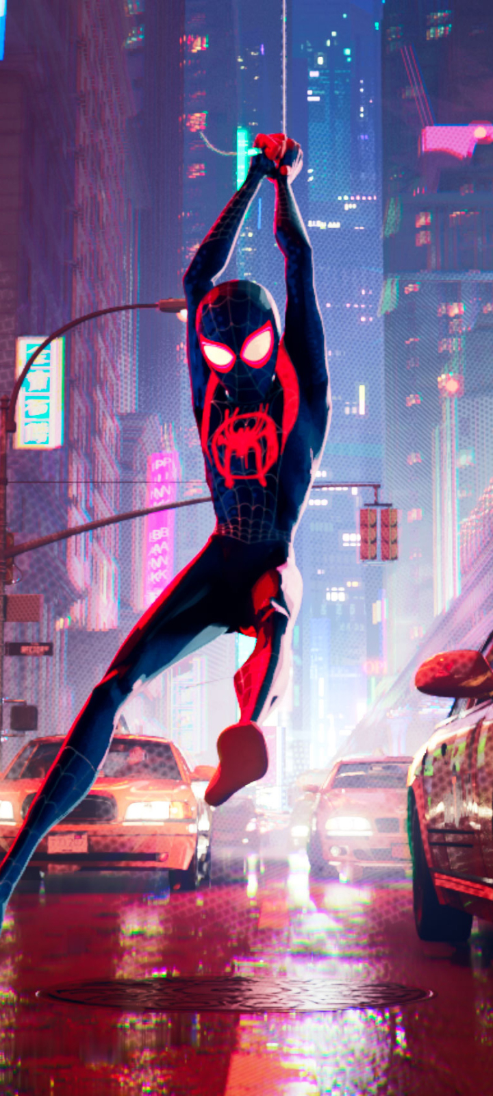 Handy-Wallpaper Filme, Spider Man, Meilen Morales, Spider Man: A New Universe kostenlos herunterladen.