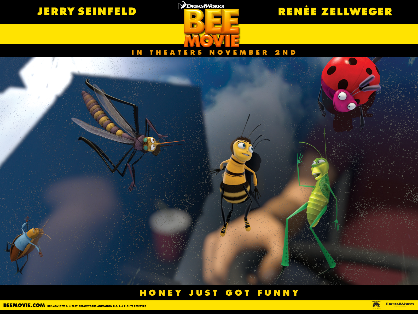 639560 baixar papel de parede filme, bee movie: a história de uma abelha - protetores de tela e imagens gratuitamente