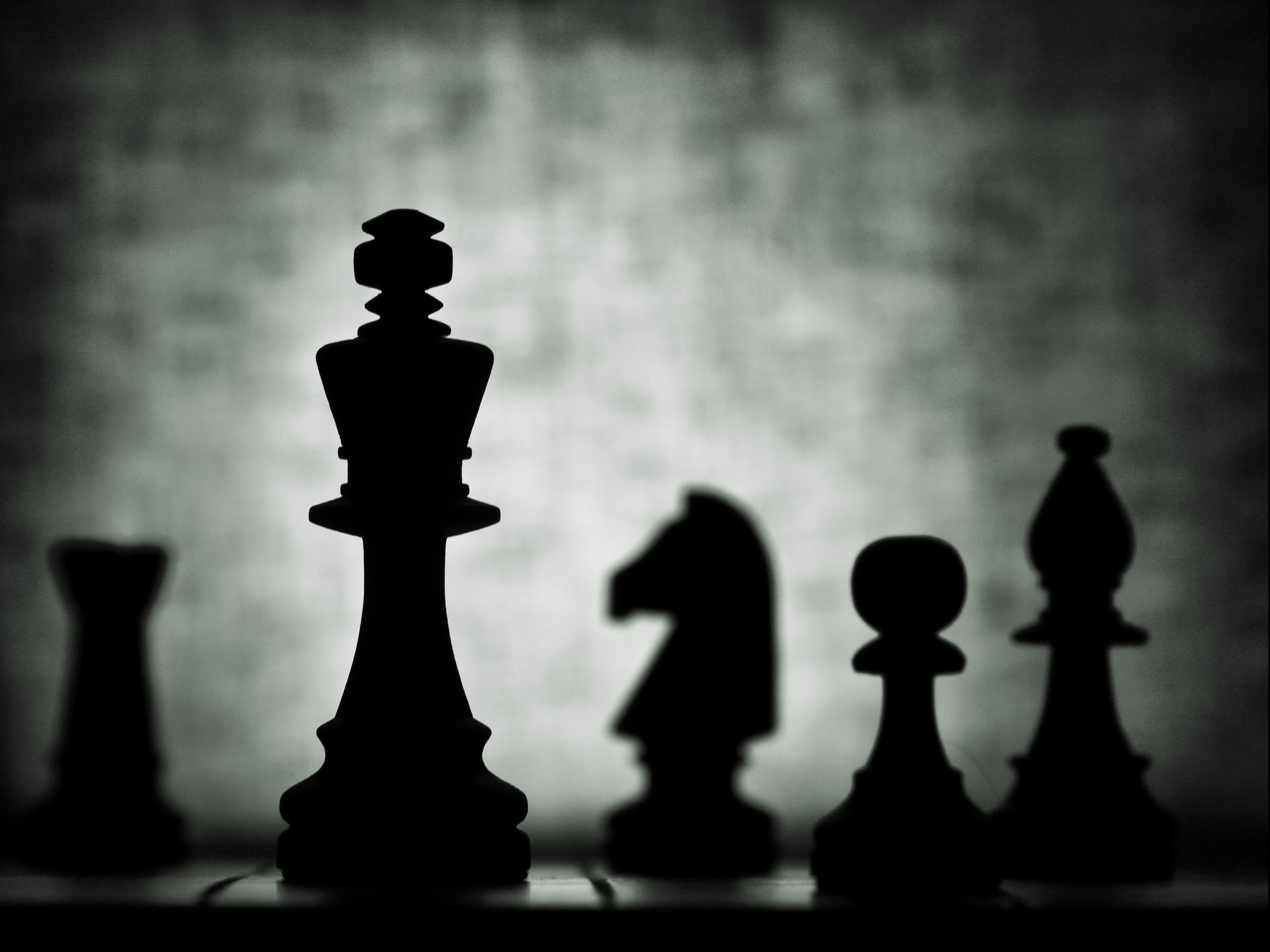 Download mobile wallpaper Chess, Silhouette, Game for free.