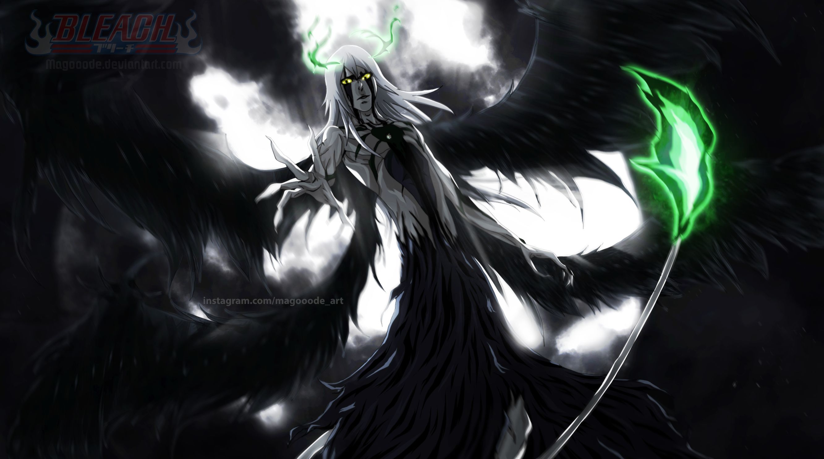 Handy-Wallpaper Bleach, Animes, Ulquiorra Cifer kostenlos herunterladen.