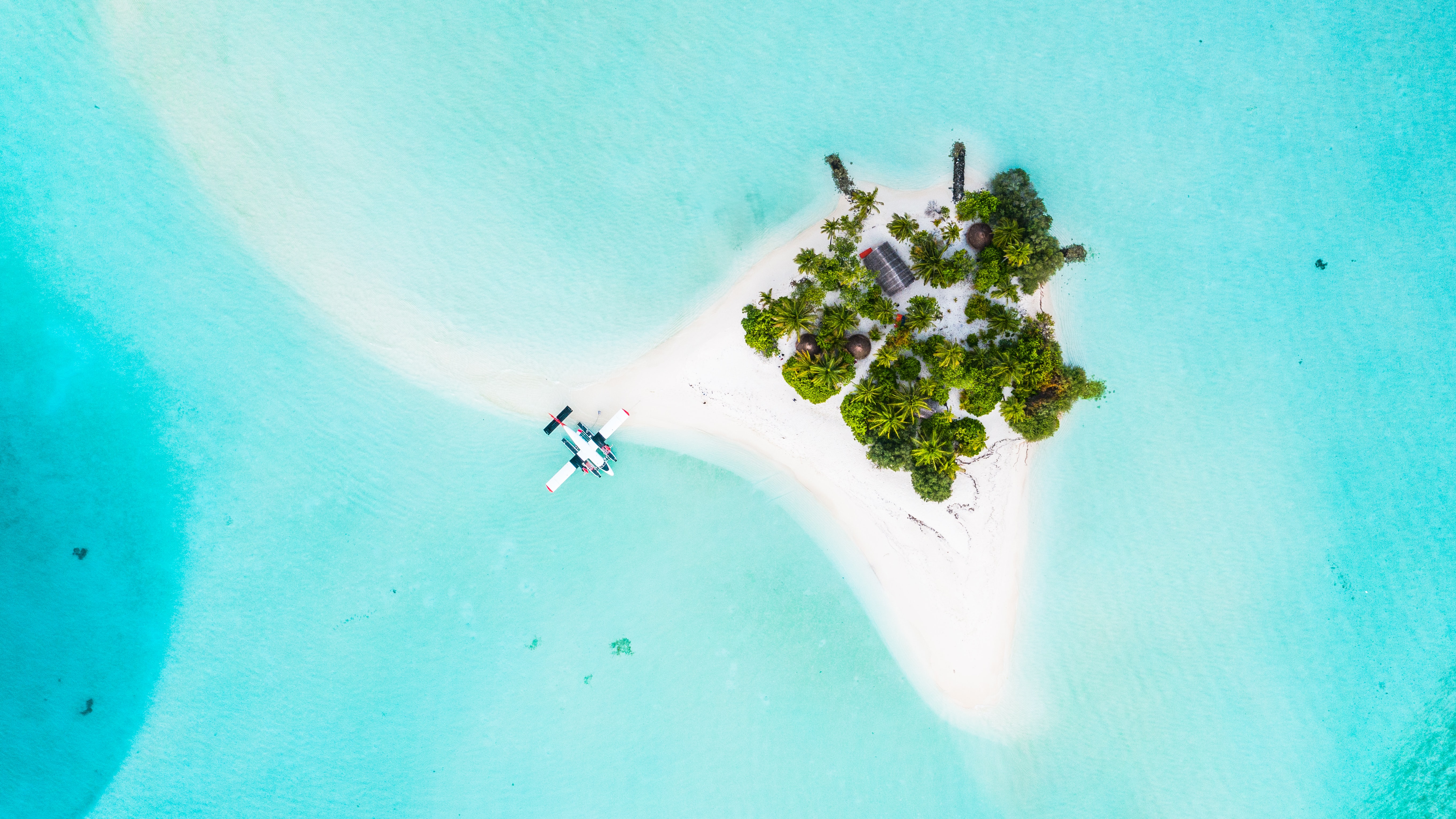 Handy-Wallpaper Insel, Malediven, Erde/natur, Luftbildfotografie kostenlos herunterladen.