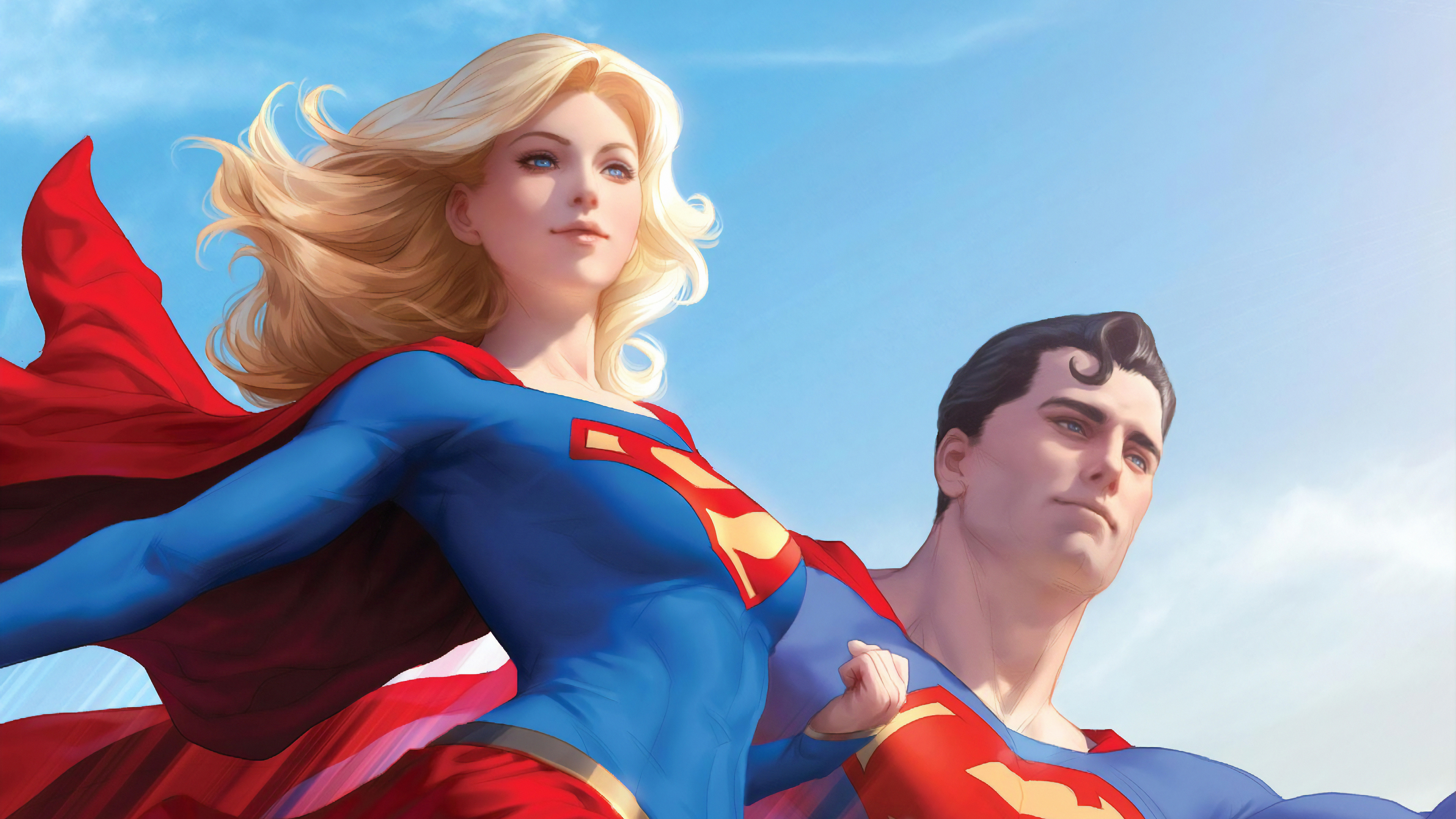 Descarga gratuita de fondo de pantalla para móvil de Superhombre, Historietas, Dc Comics, Superchica.
