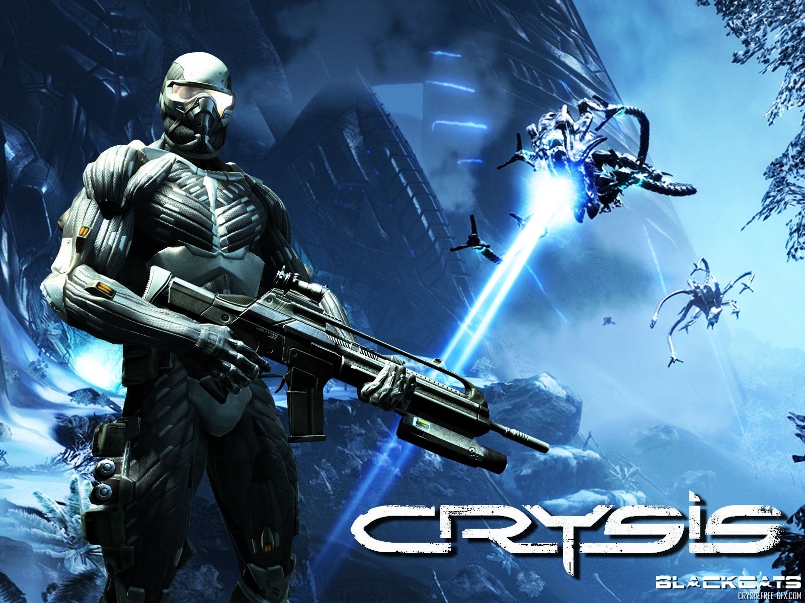 Laden Sie das Crysis, Spiele-Bild kostenlos auf Ihren PC-Desktop herunter