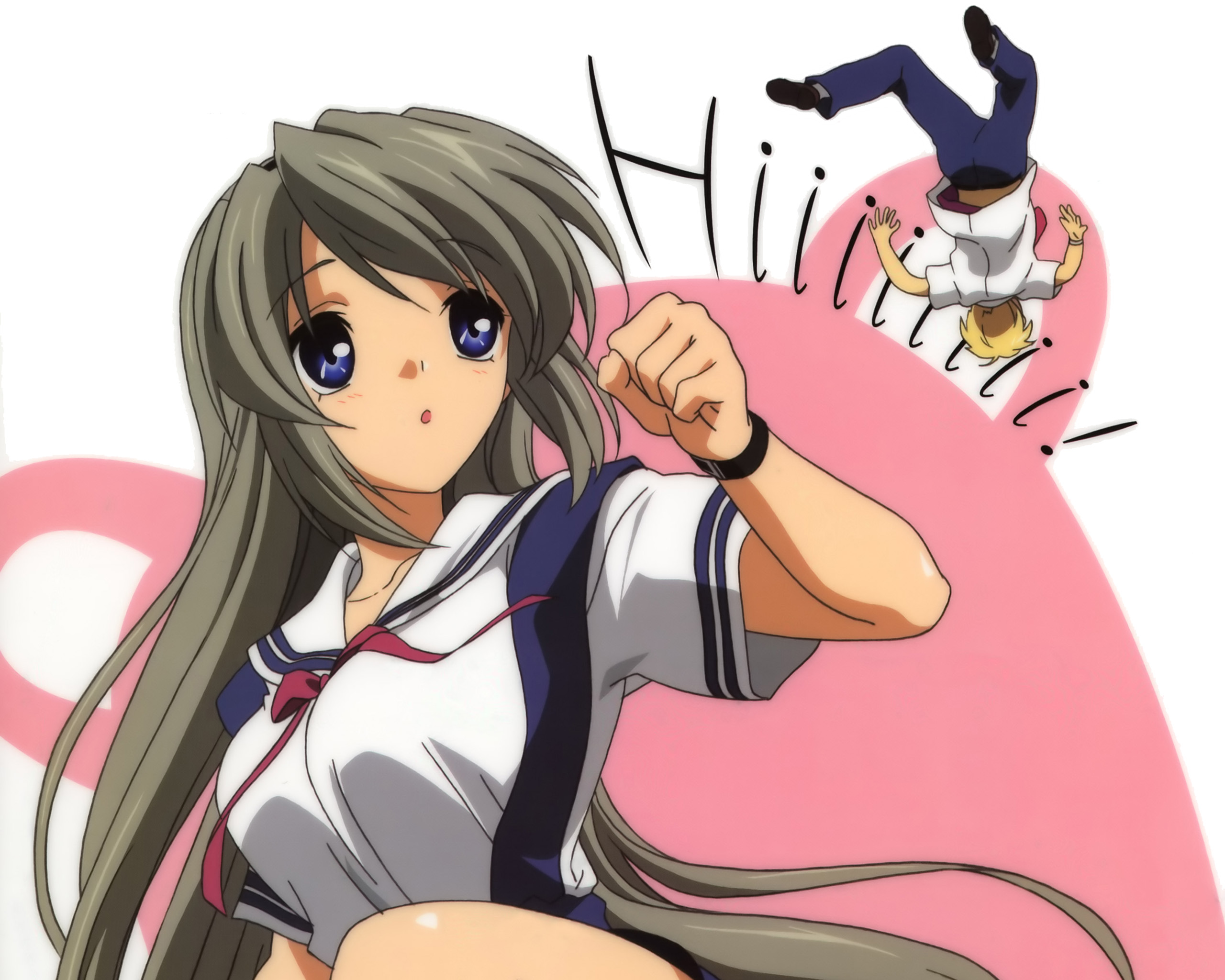 Laden Sie das Animes, Clannad, Tomoyo Sakagami, Youhei Sunohara-Bild kostenlos auf Ihren PC-Desktop herunter
