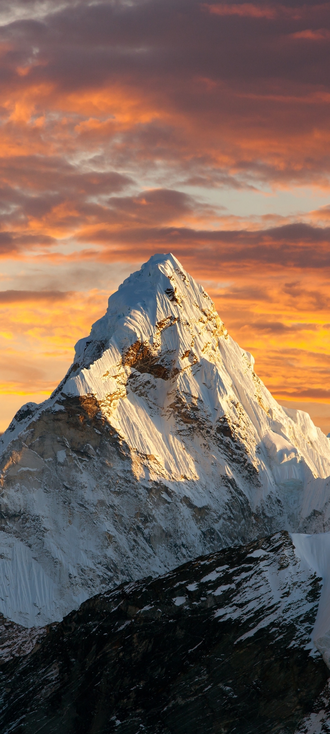 Download mobile wallpaper Mountains, Peak, Earth, Himalayas for free.