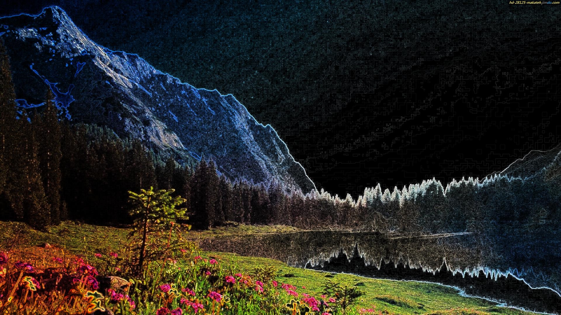 Descarga gratuita de fondo de pantalla para móvil de Naturaleza, Montaña, Artístico.